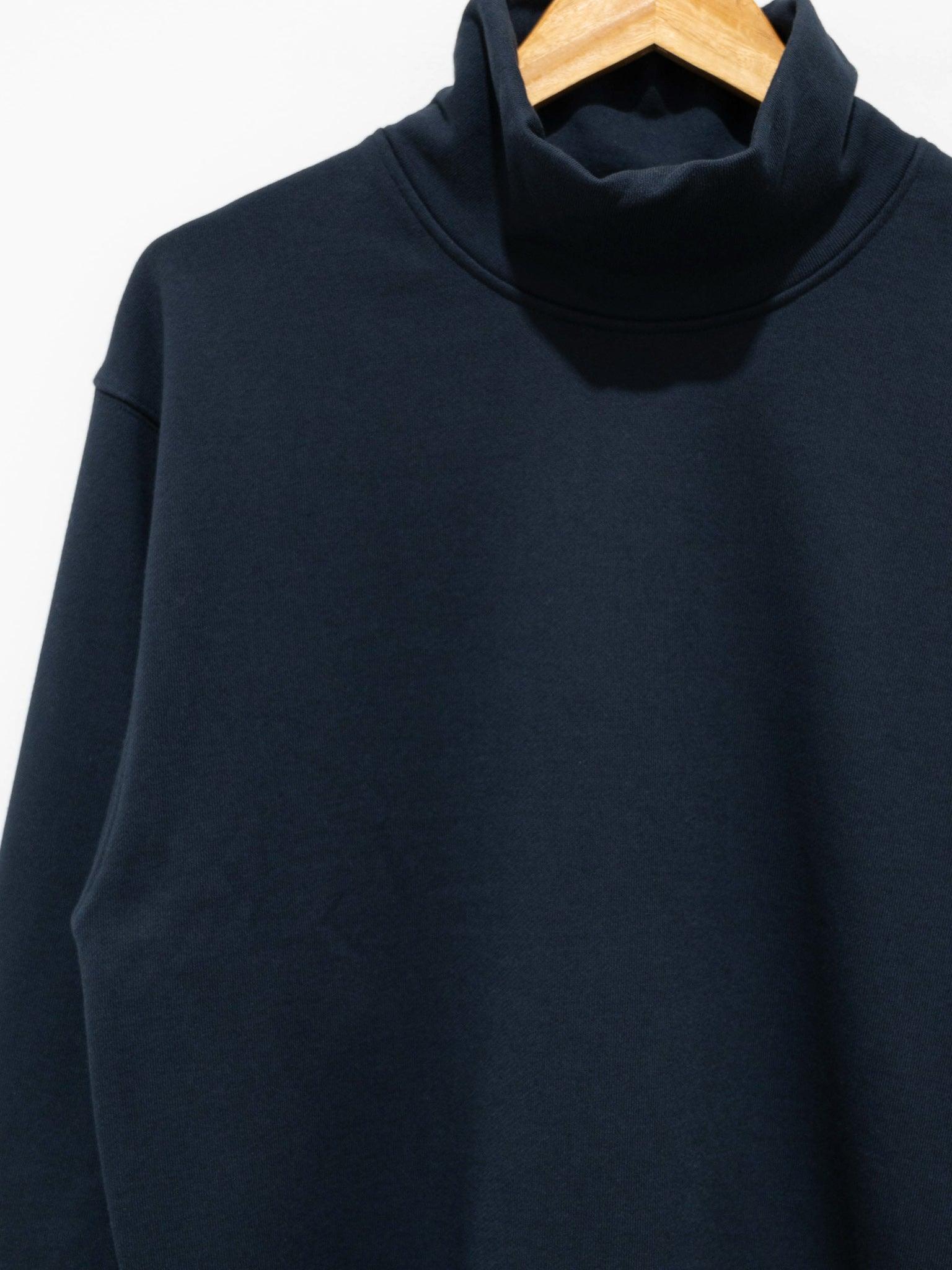 Namu Shop - Document Turtleneck Sweat Jersey - Navy