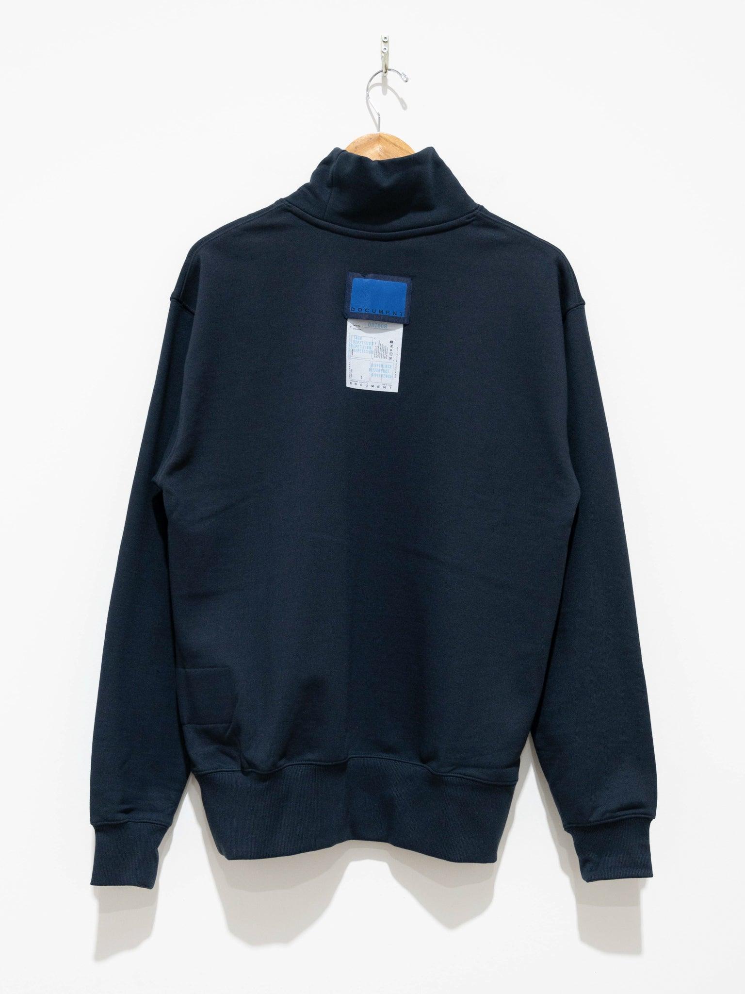 Namu Shop - Document Turtleneck Sweat Jersey - Navy