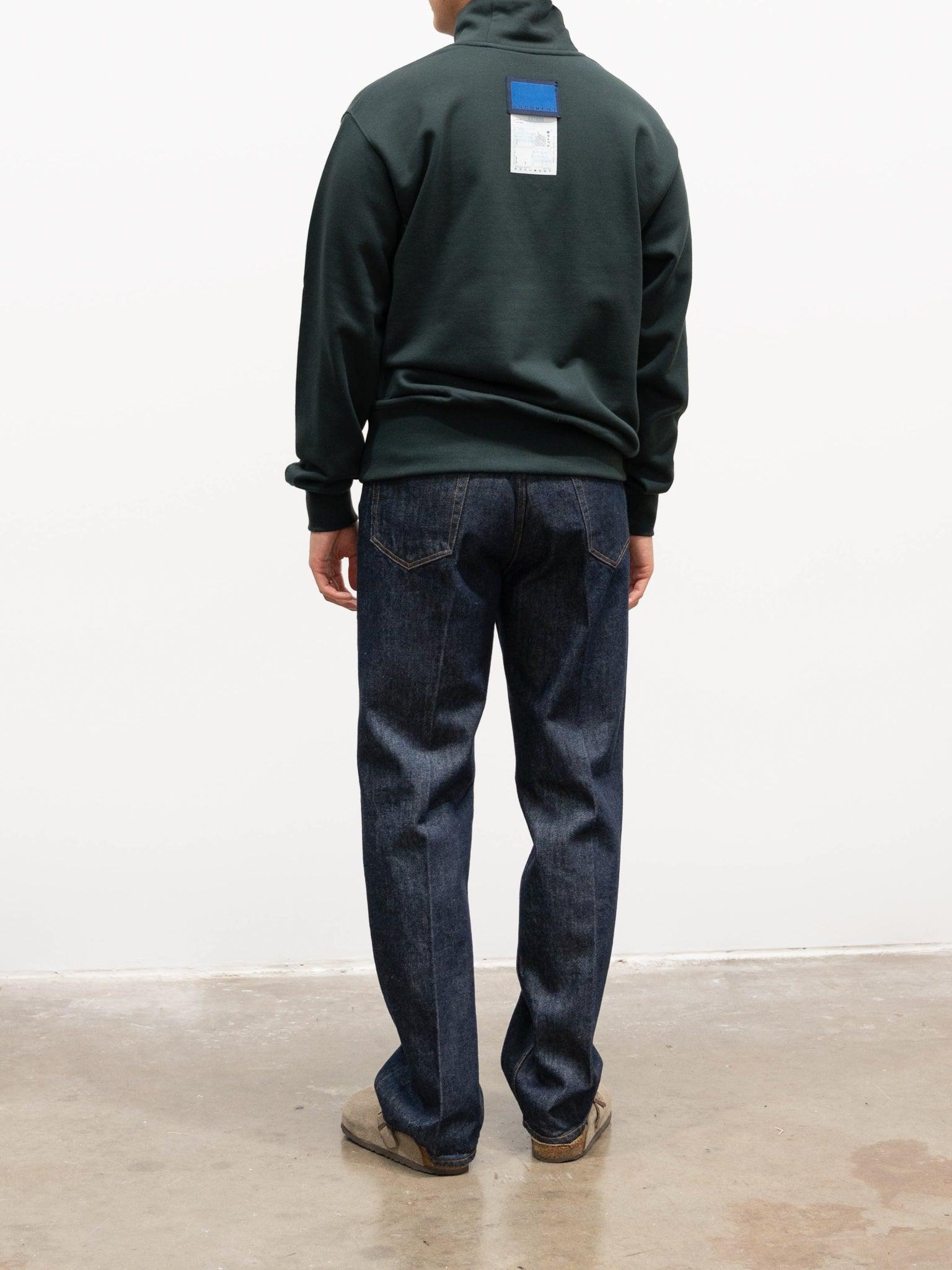 Namu Shop - Document Turtleneck Sweat Jersey - Navy