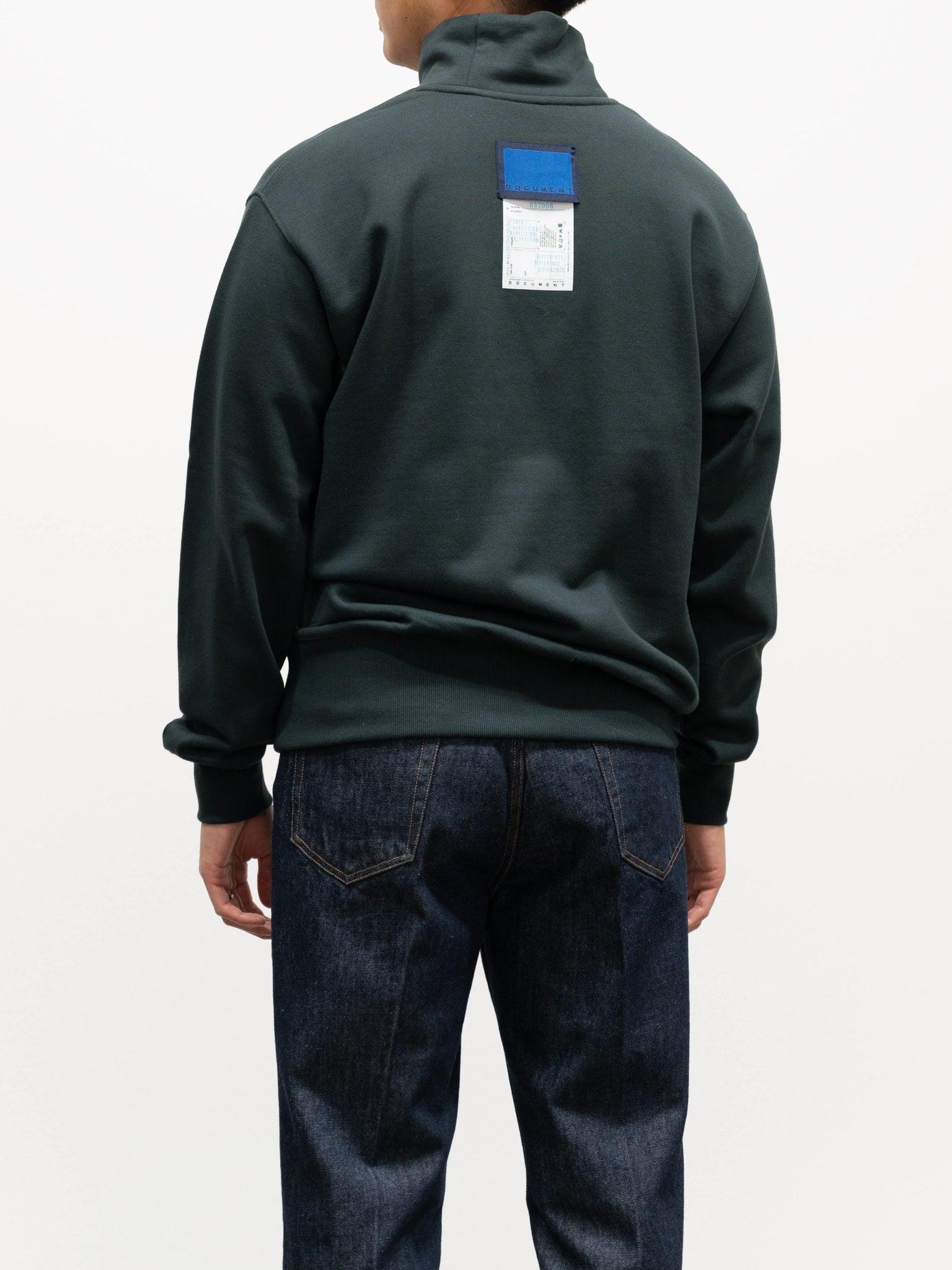 Namu Shop - Document Turtleneck Sweat Jersey - Navy