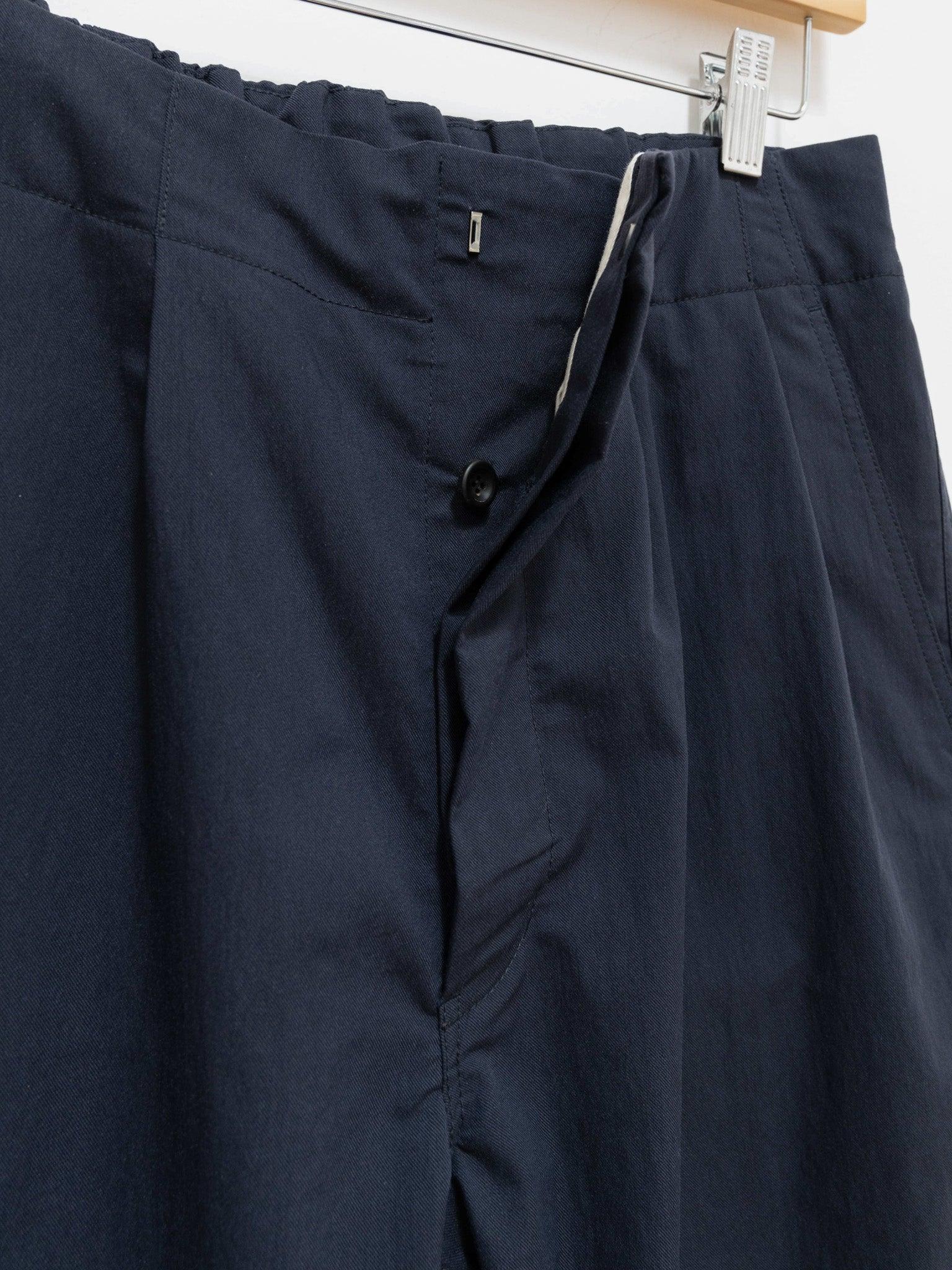 Namu Shop - Document Waterproof Tucked Shorts - Navy