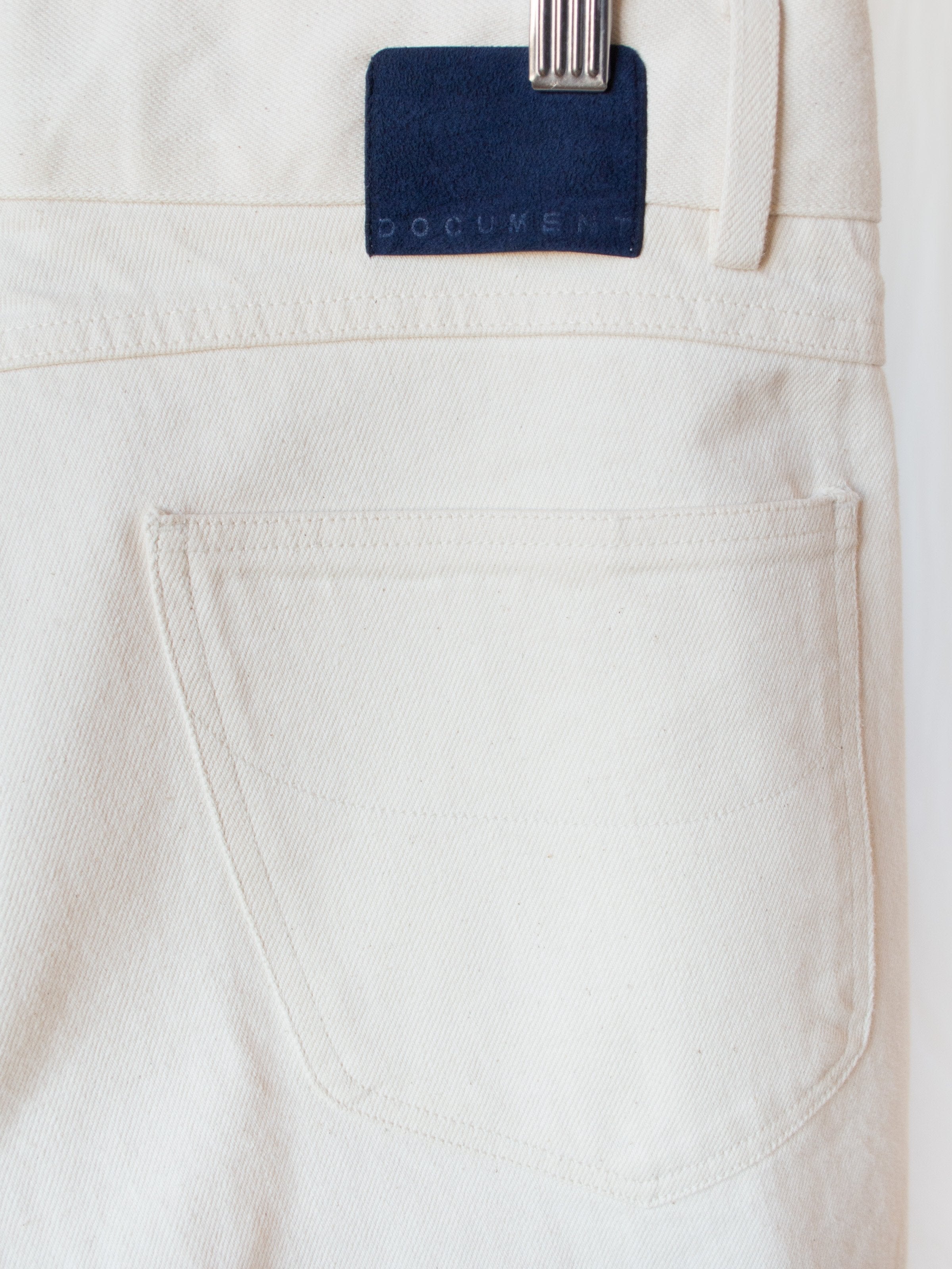 Namu Shop - Document White Cotton Denim