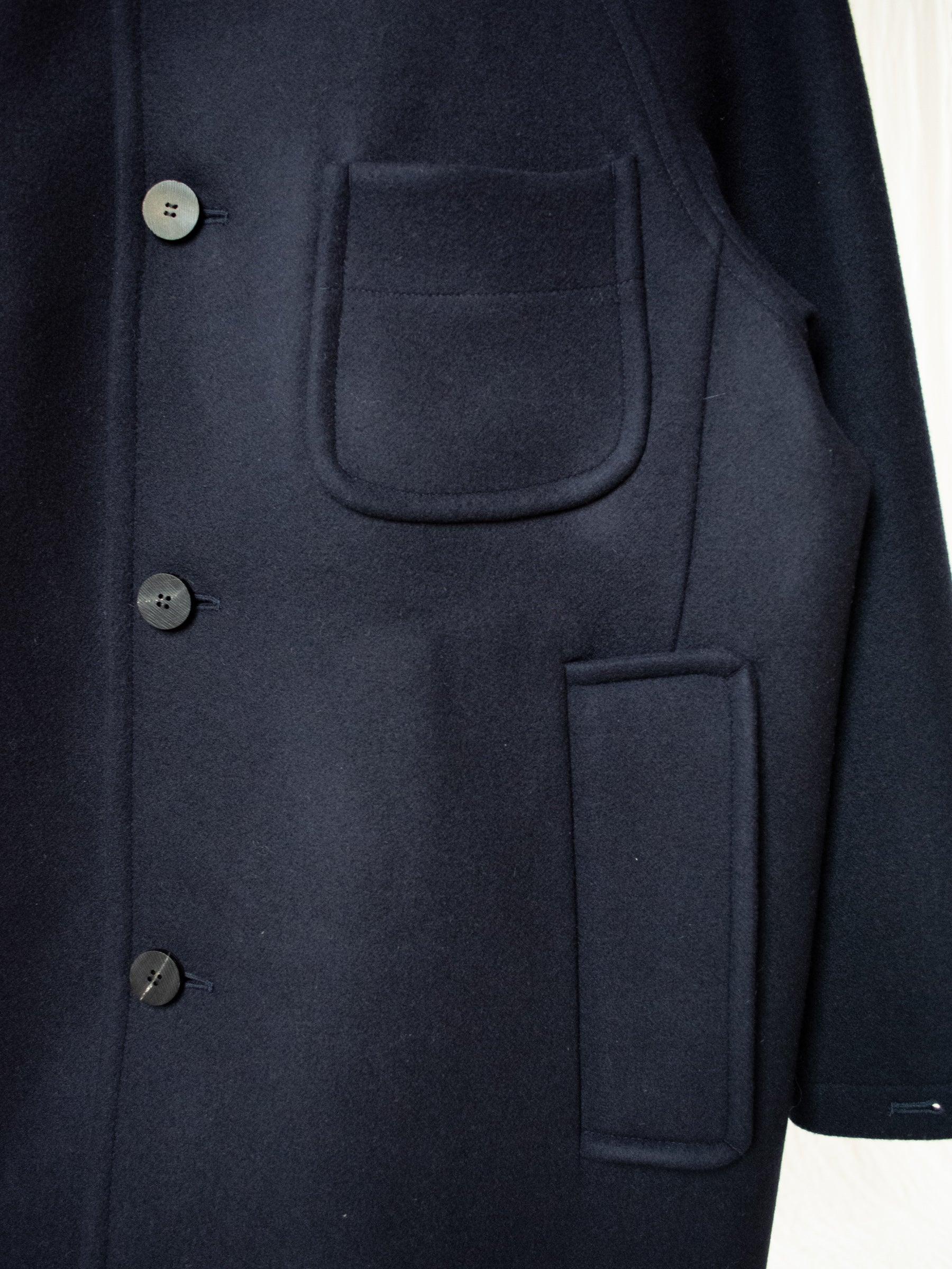 Namu Shop - Document Wool Cashmere Heavy Melton Coat