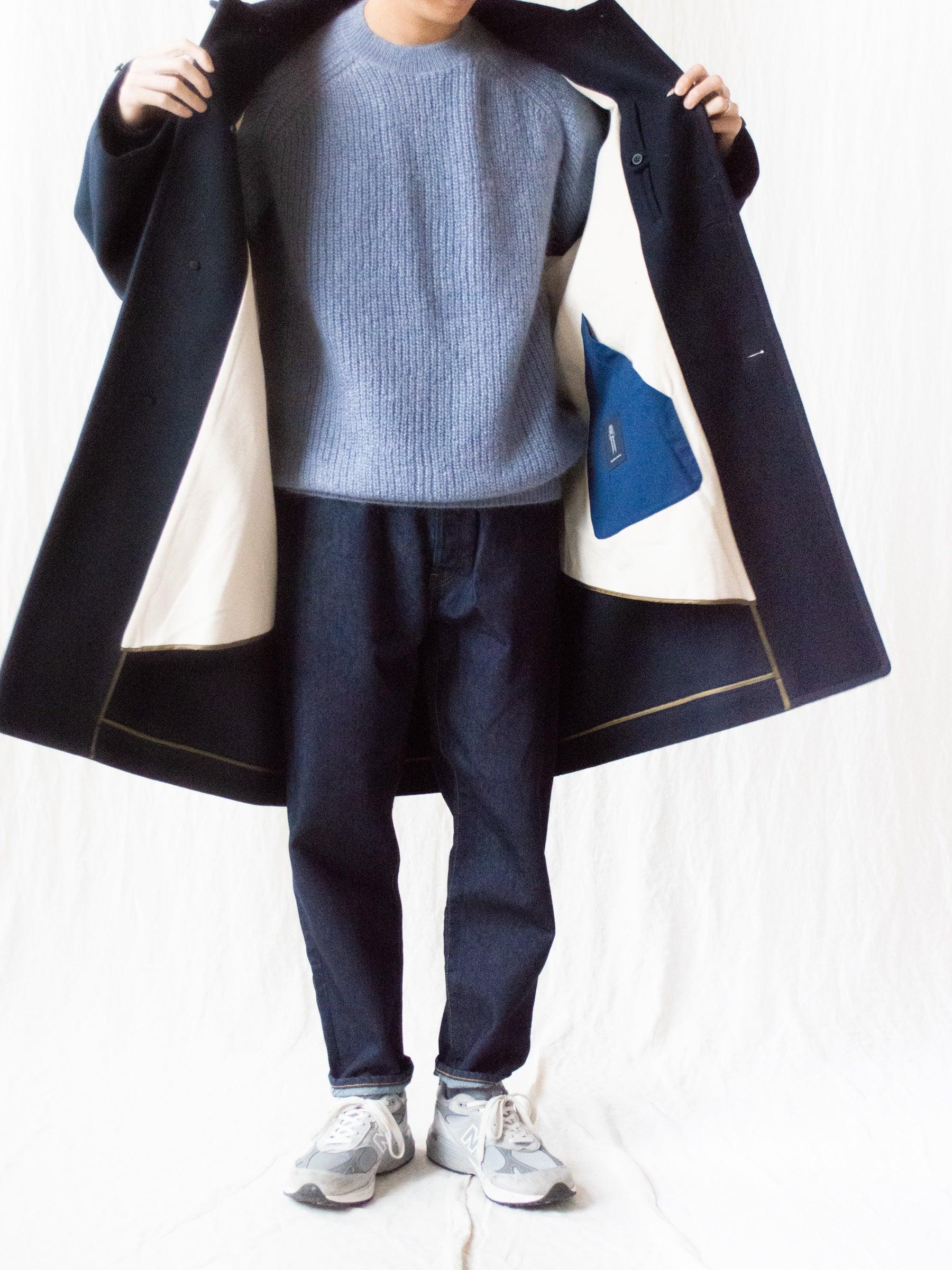 Namu Shop - Document Wool Cashmere Heavy Melton Coat