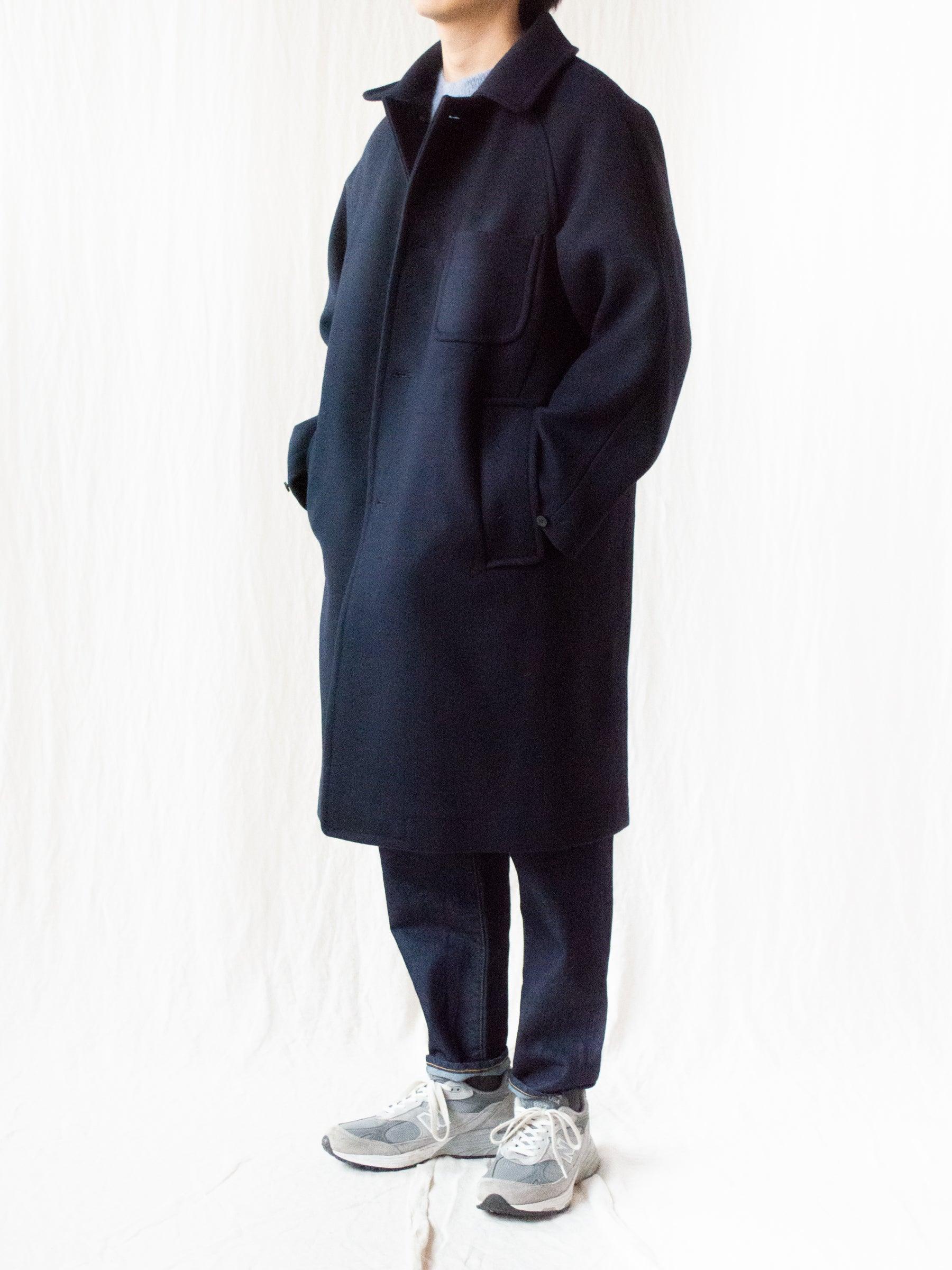 Namu Shop - Document Wool Cashmere Heavy Melton Coat