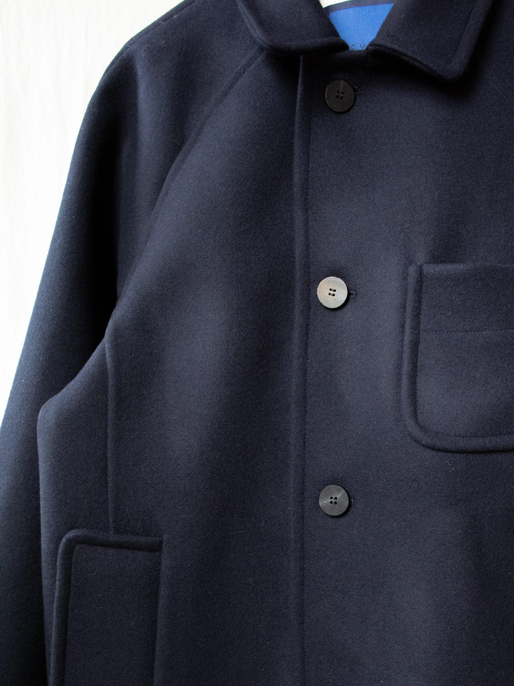 Namu Shop - Document Wool Cashmere Heavy Melton Coat