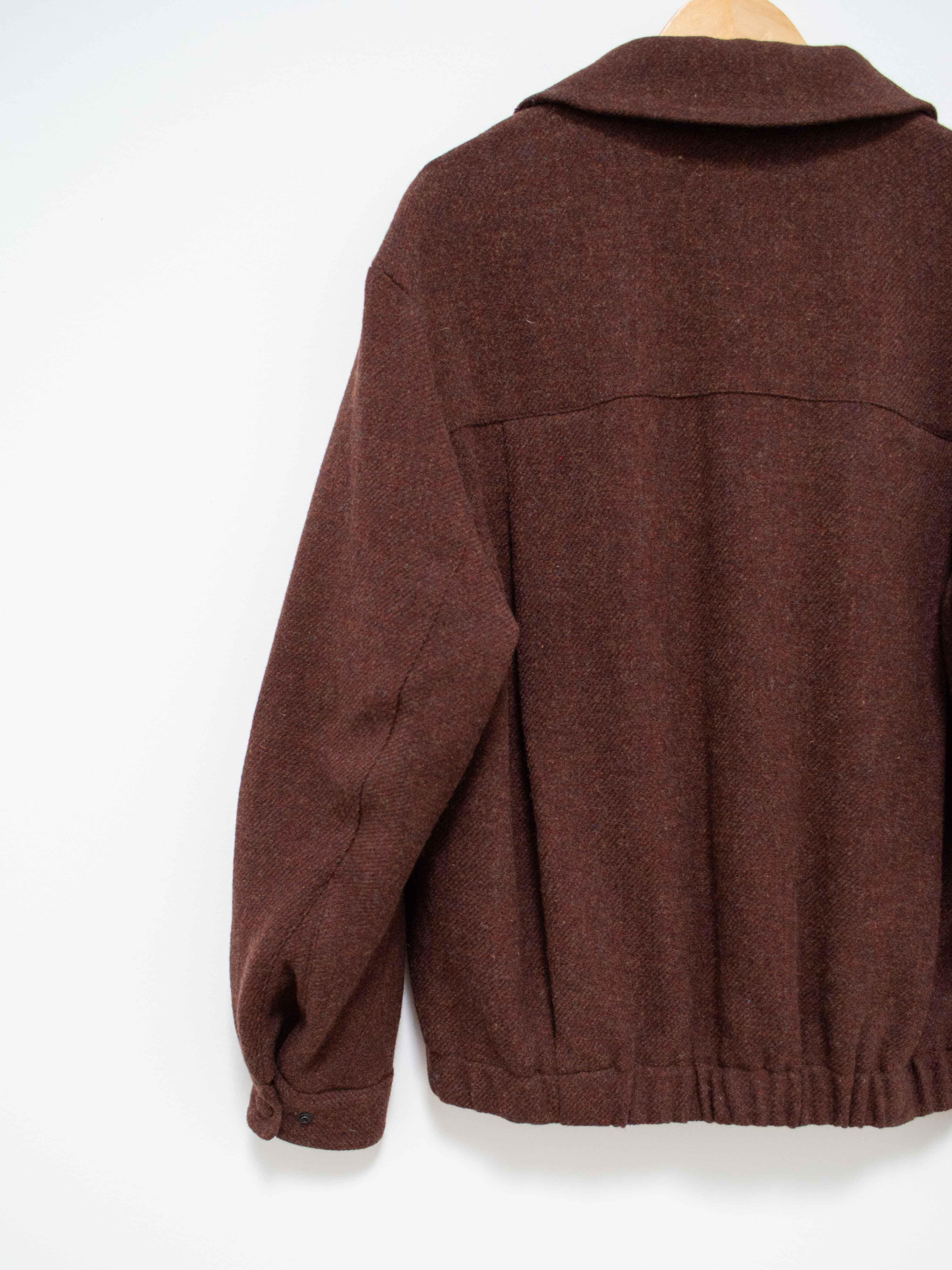 Namu Shop - Document Wool Cotton CPO Jacket - Brown