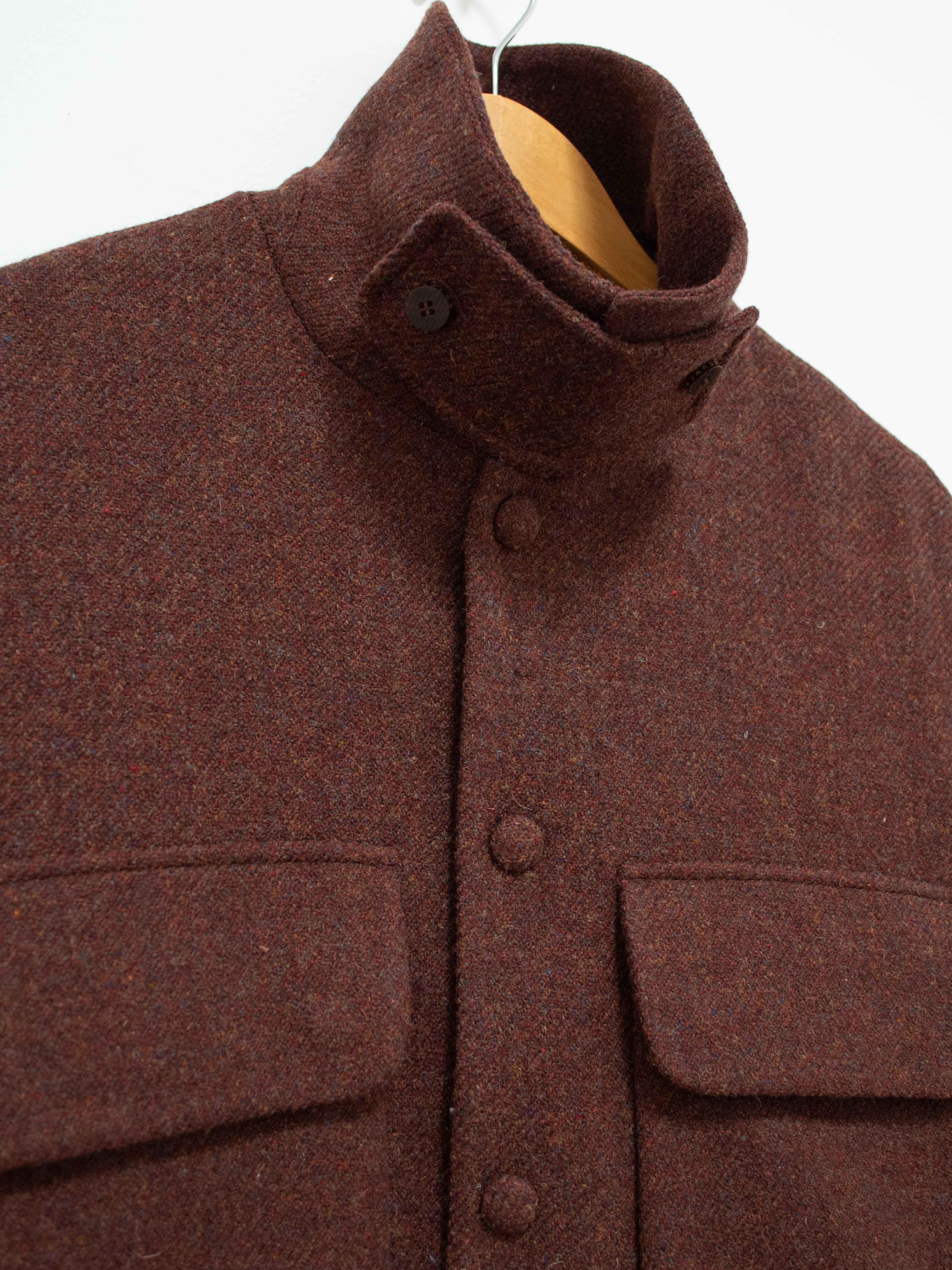 Namu Shop - Document Wool Cotton CPO Jacket - Brown