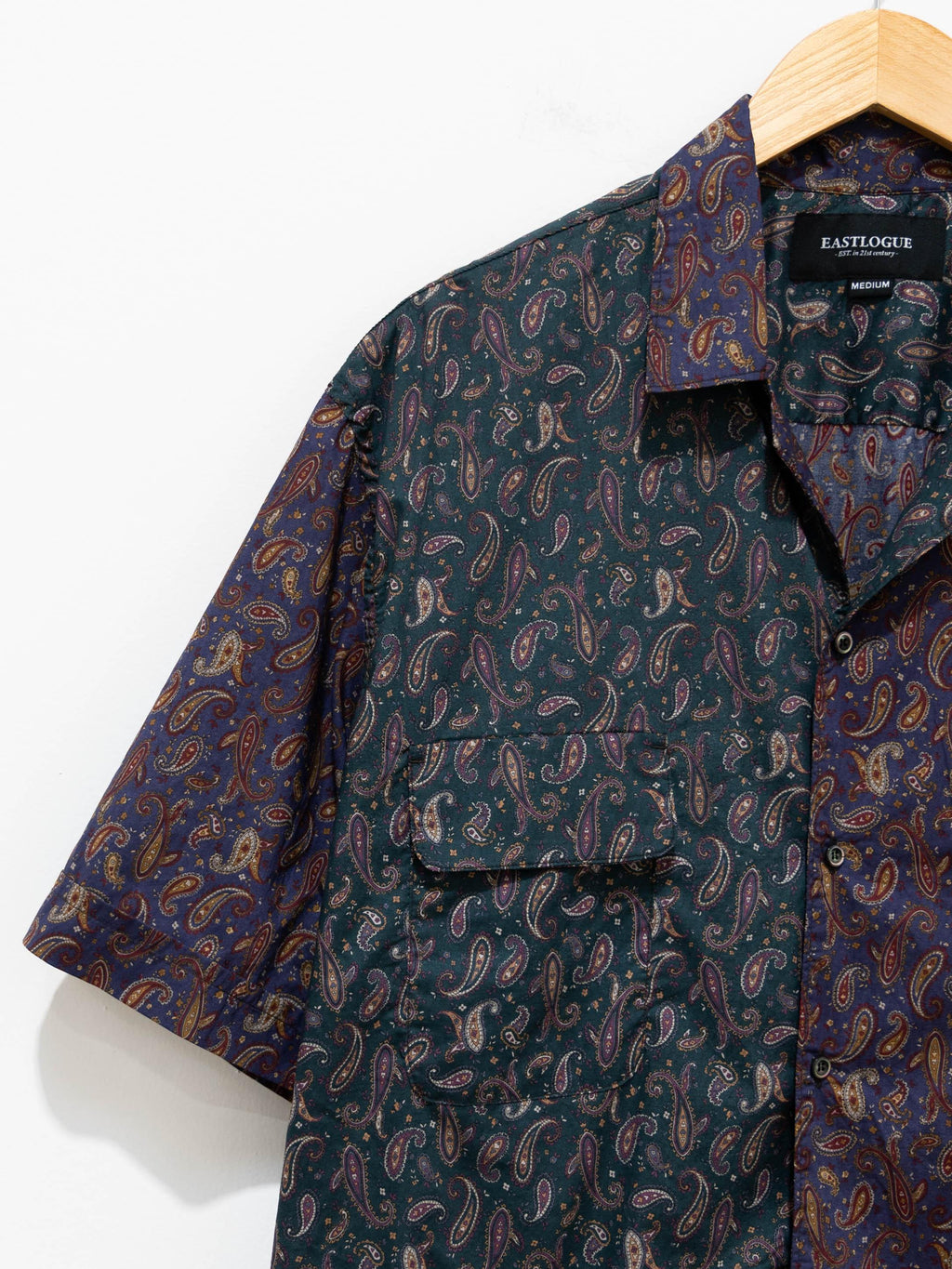 Namu Shop - Eastlogue Holiday Half Shirt - Multi Paisley