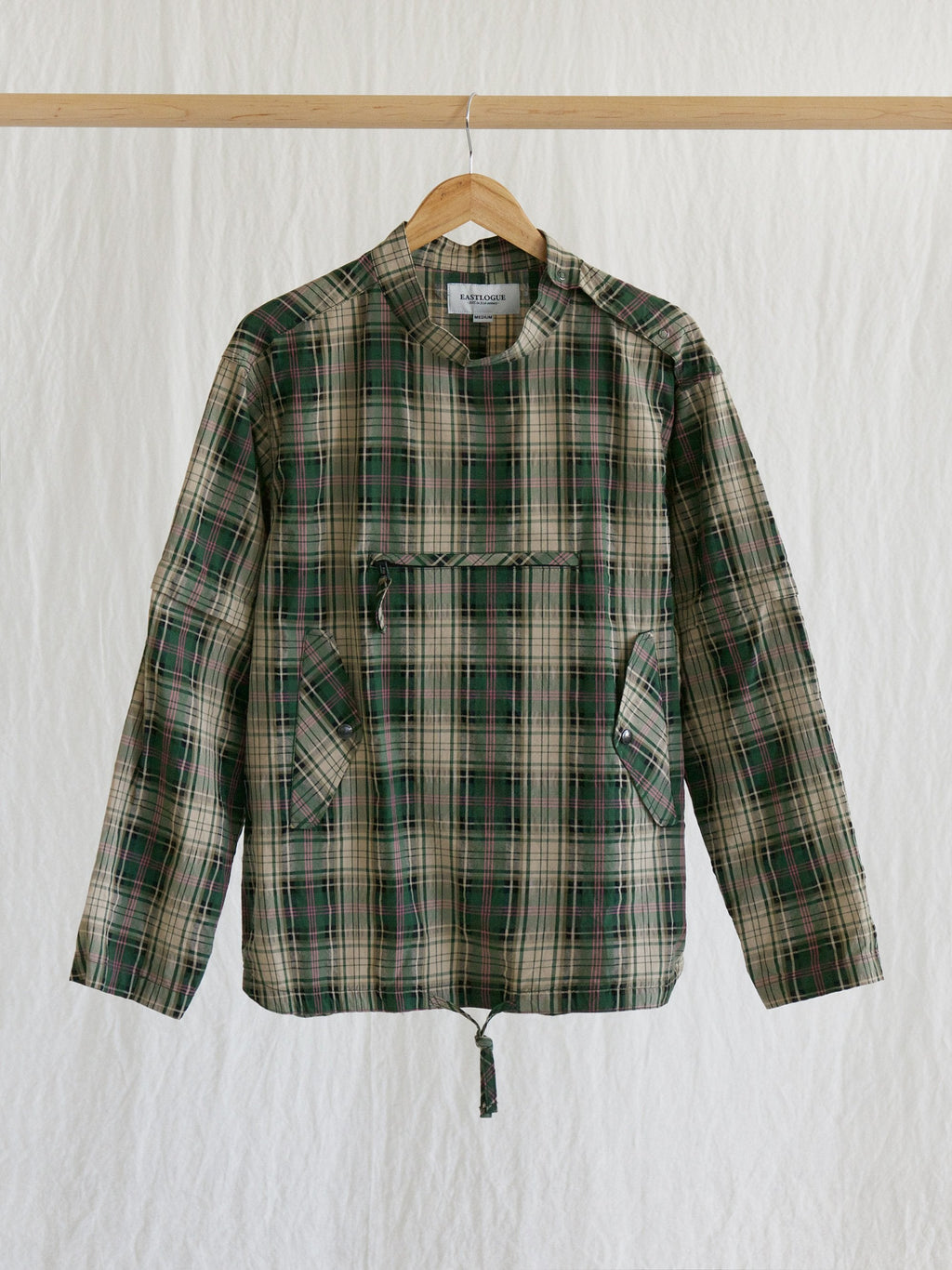 Namu Shop - Eastlogue Smock Shirt - Green Multi Check