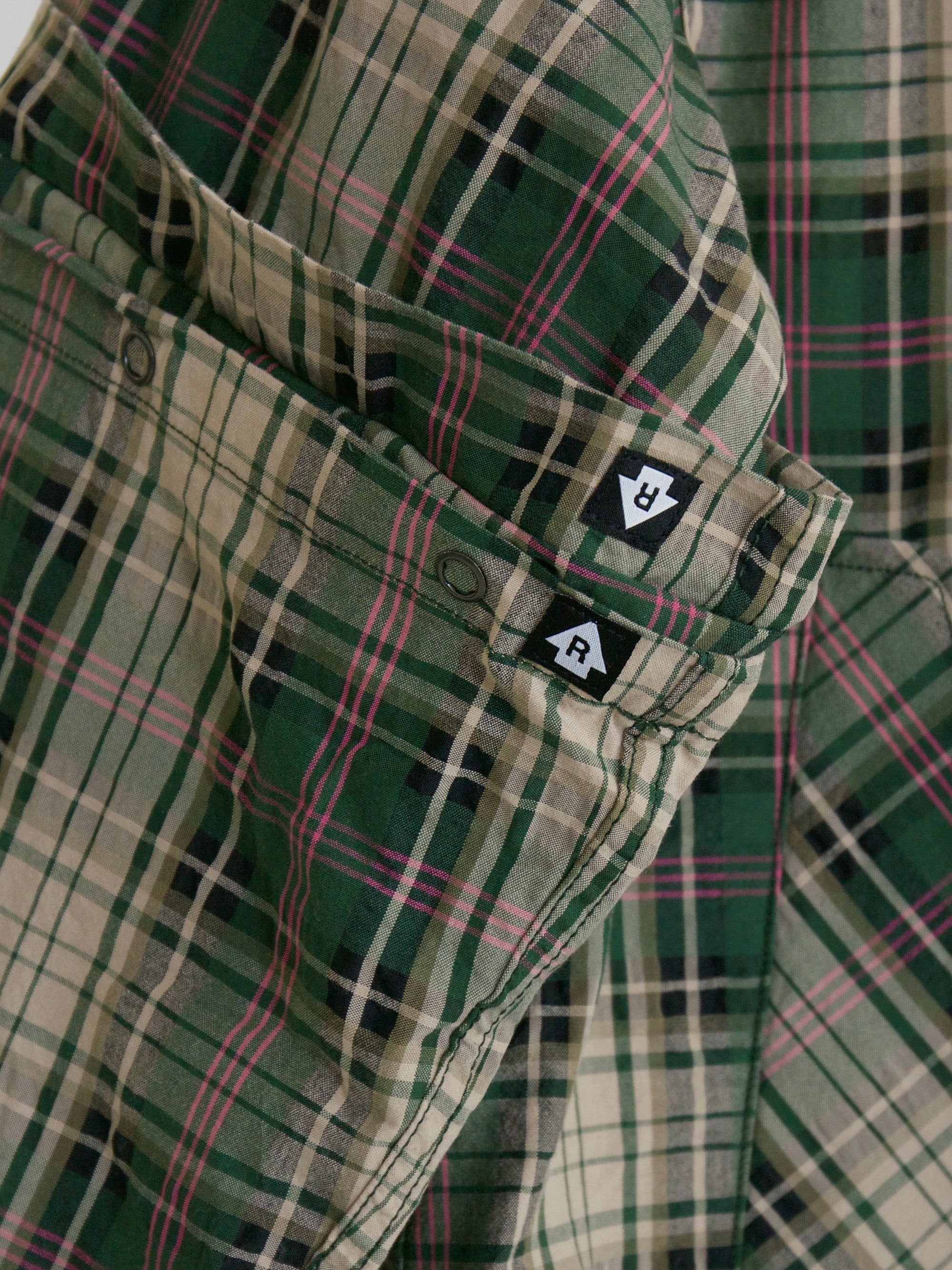 Namu Shop - Eastlogue Smock Shirt - Green Multi Check