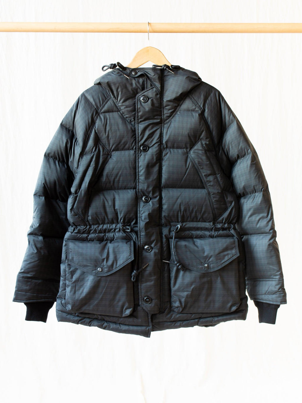 Namu Shop - Eastlogue Utility Shield Parka - Black/Green Check