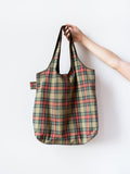 Namu Shop - Eastlogue Wagon Bag - Beige Multi Check