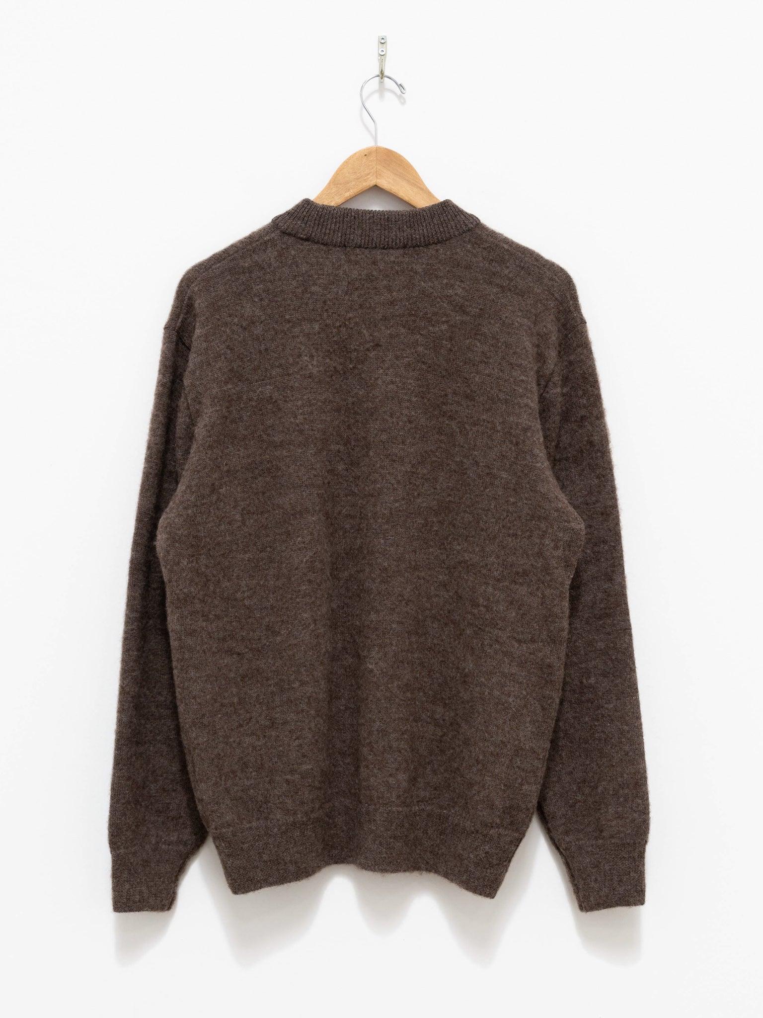 Namu Shop - Fujito C/N Knit Sweater - Brown