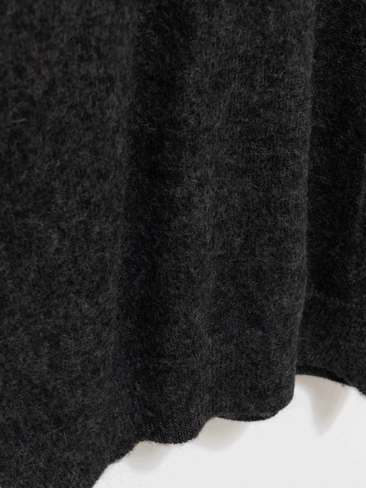 Namu Shop - Fujito C/N Knit Sweater - Charcoal