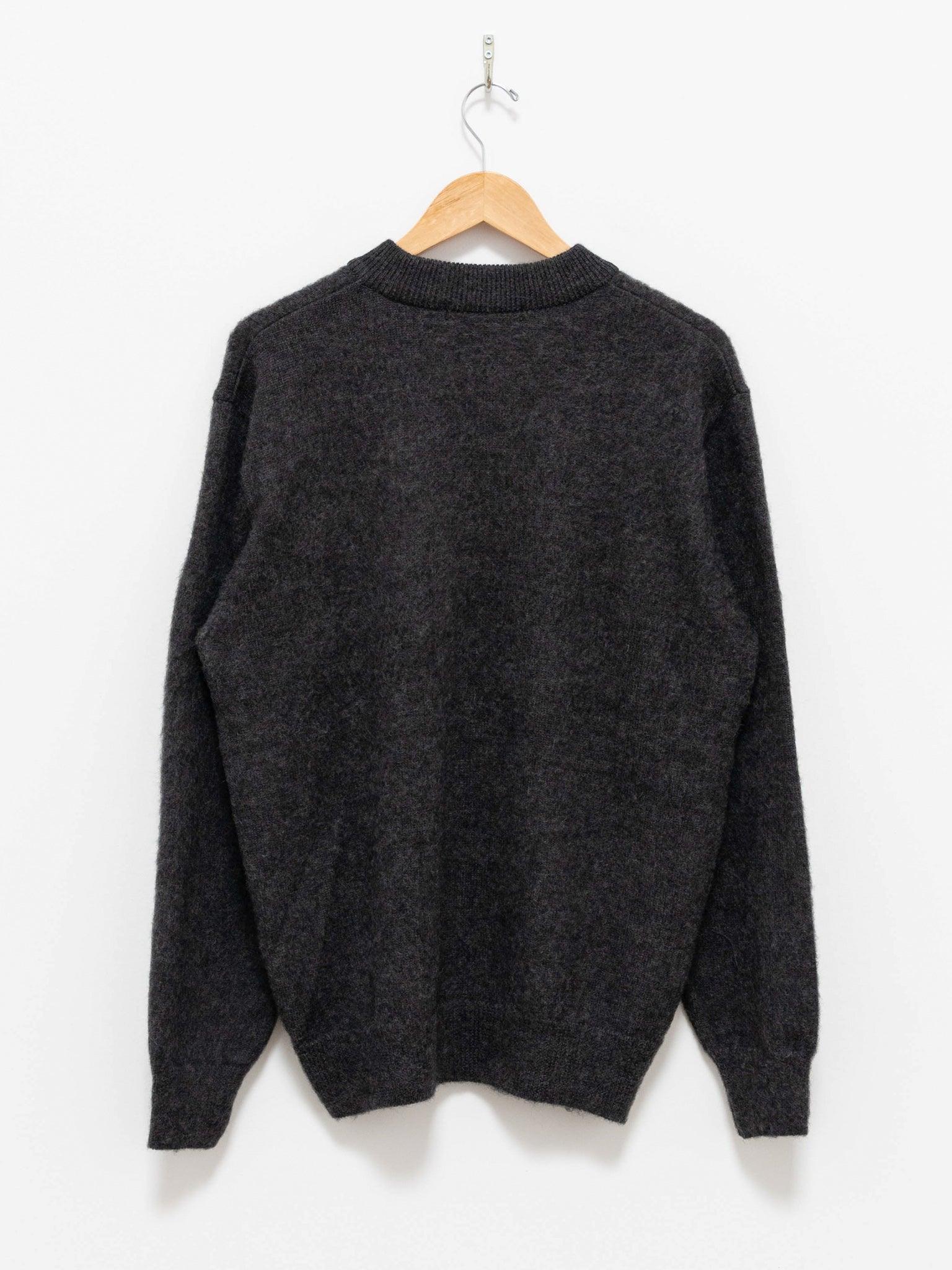 Namu Shop - Fujito C/N Knit Sweater - Charcoal