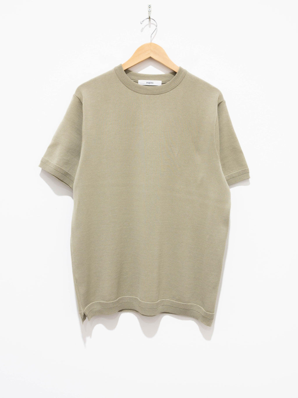 Namu Shop - Fujito C/N Knit T-Shirt - Wasabi Green