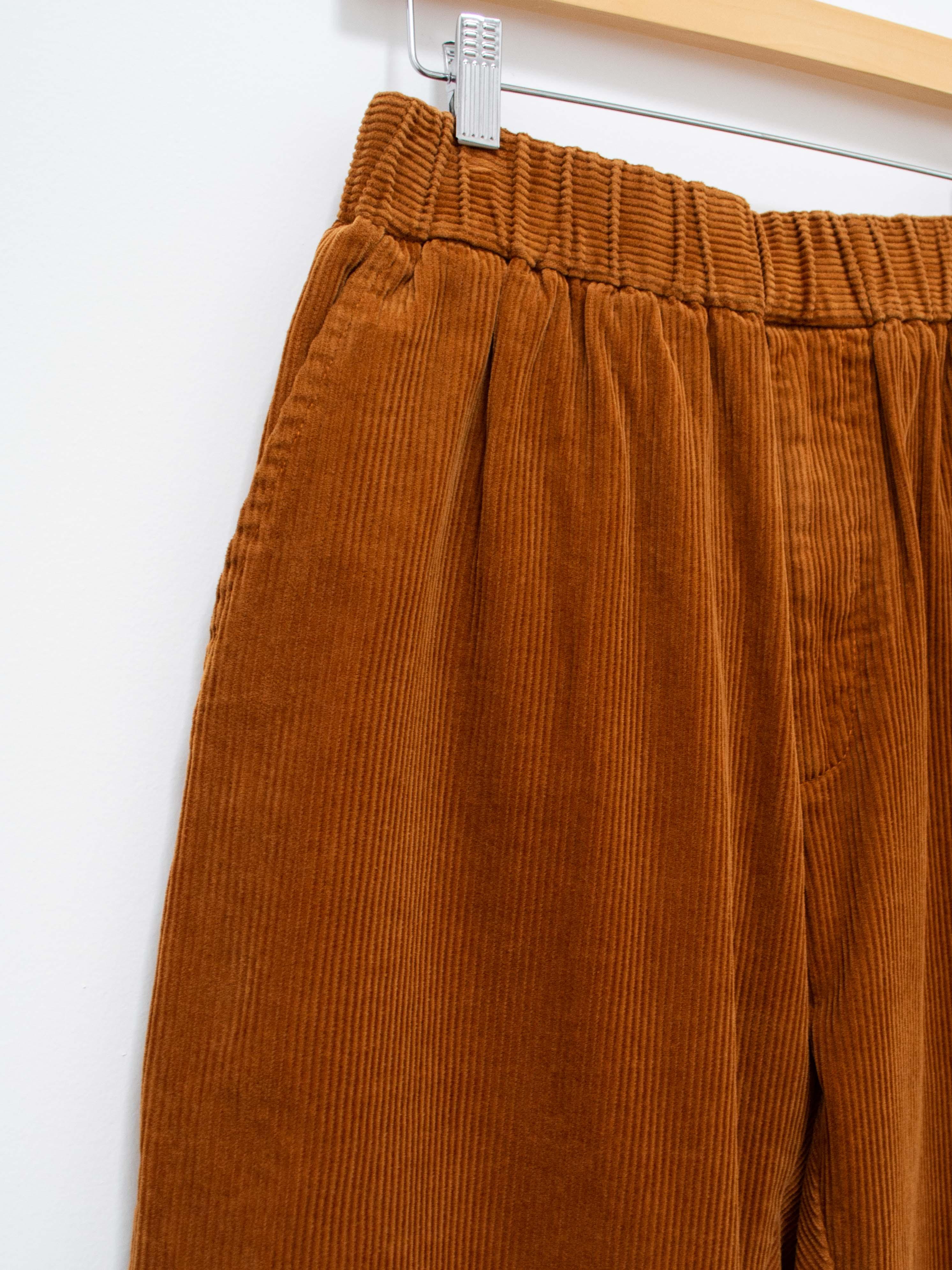 Namu Shop - Fujito Corduroy Easy Pants - Brown Gold