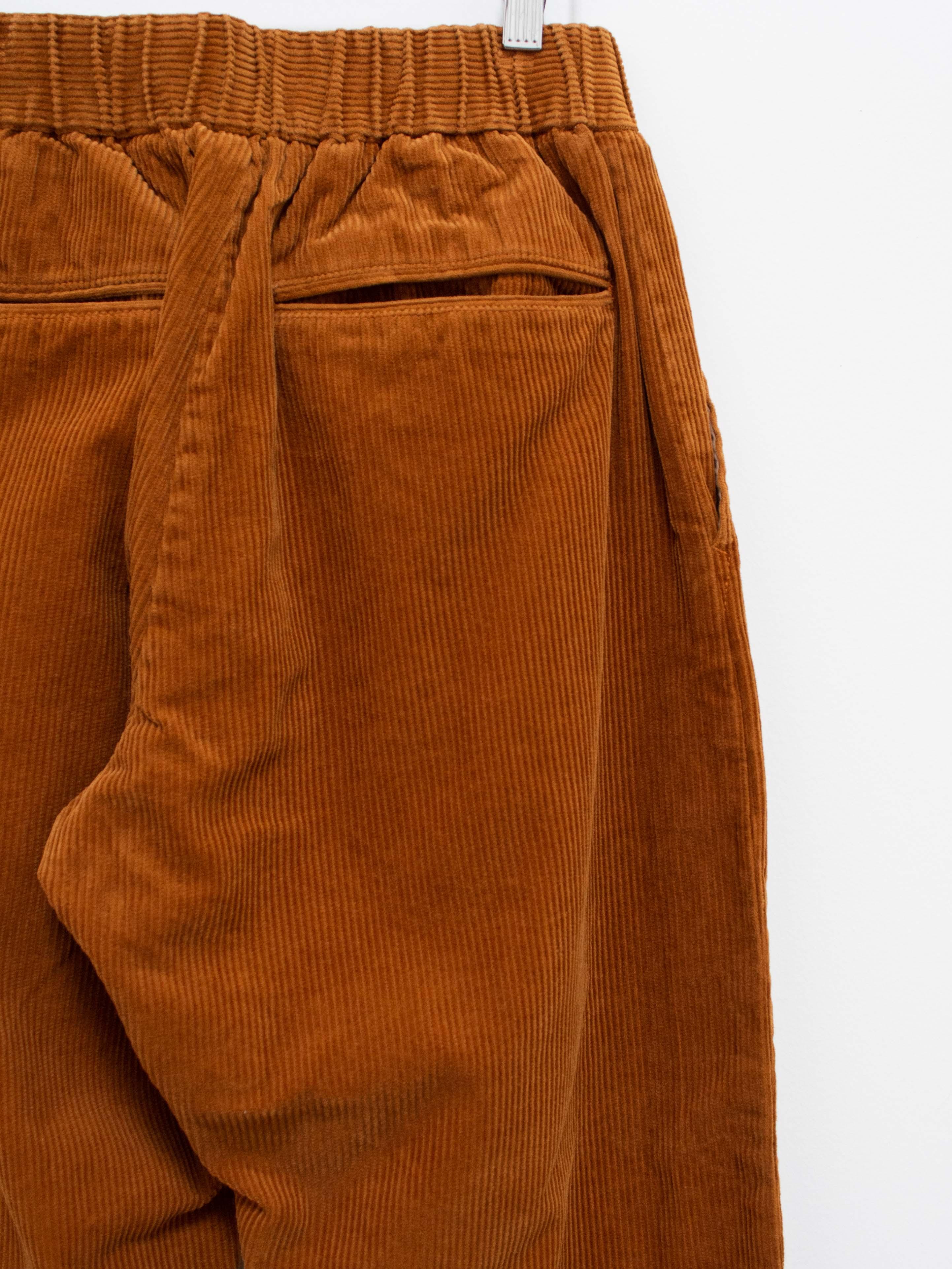 Namu Shop - Fujito Corduroy Easy Pants - Brown Gold