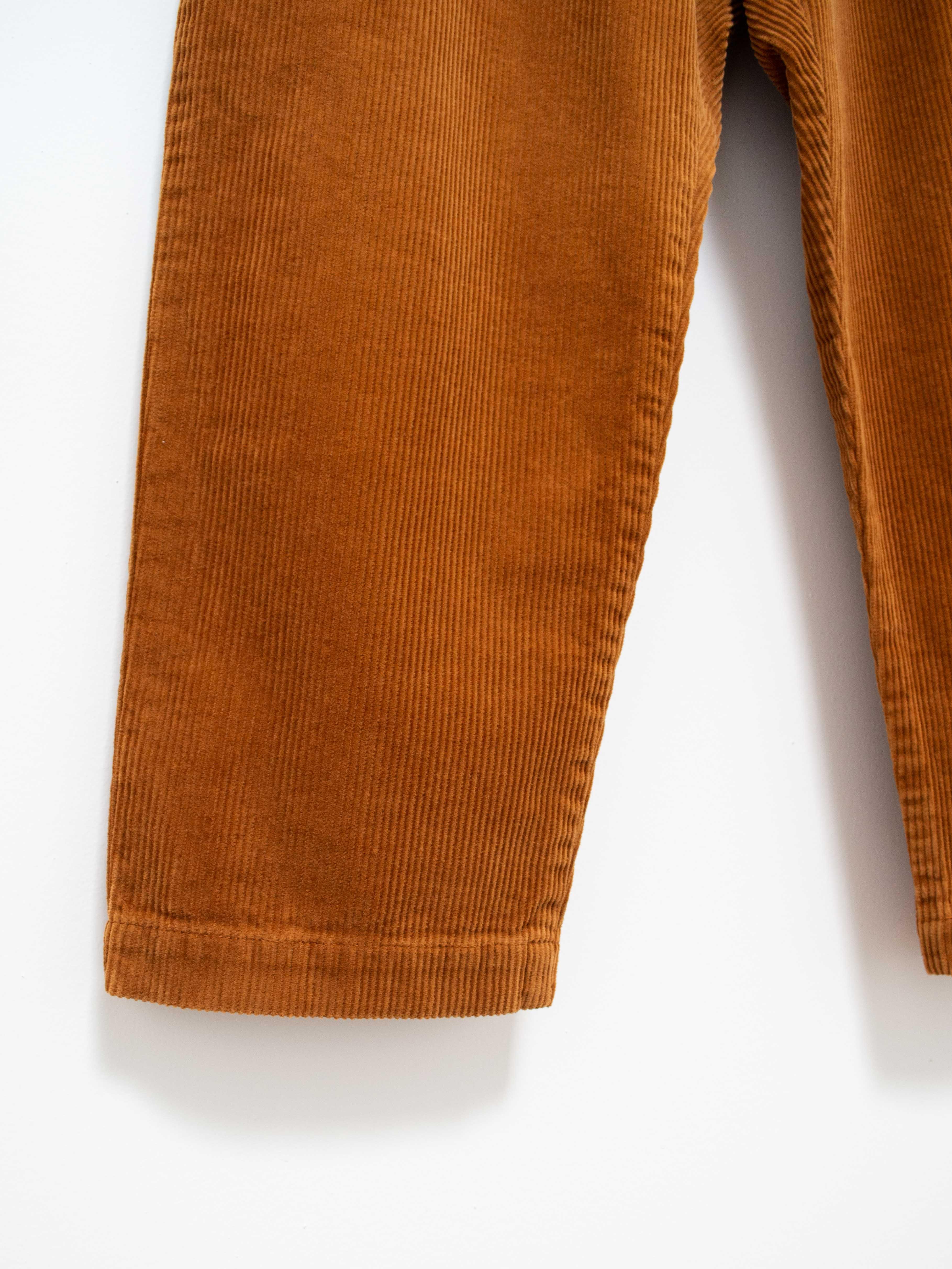 Namu Shop - Fujito Corduroy Easy Pants - Brown Gold