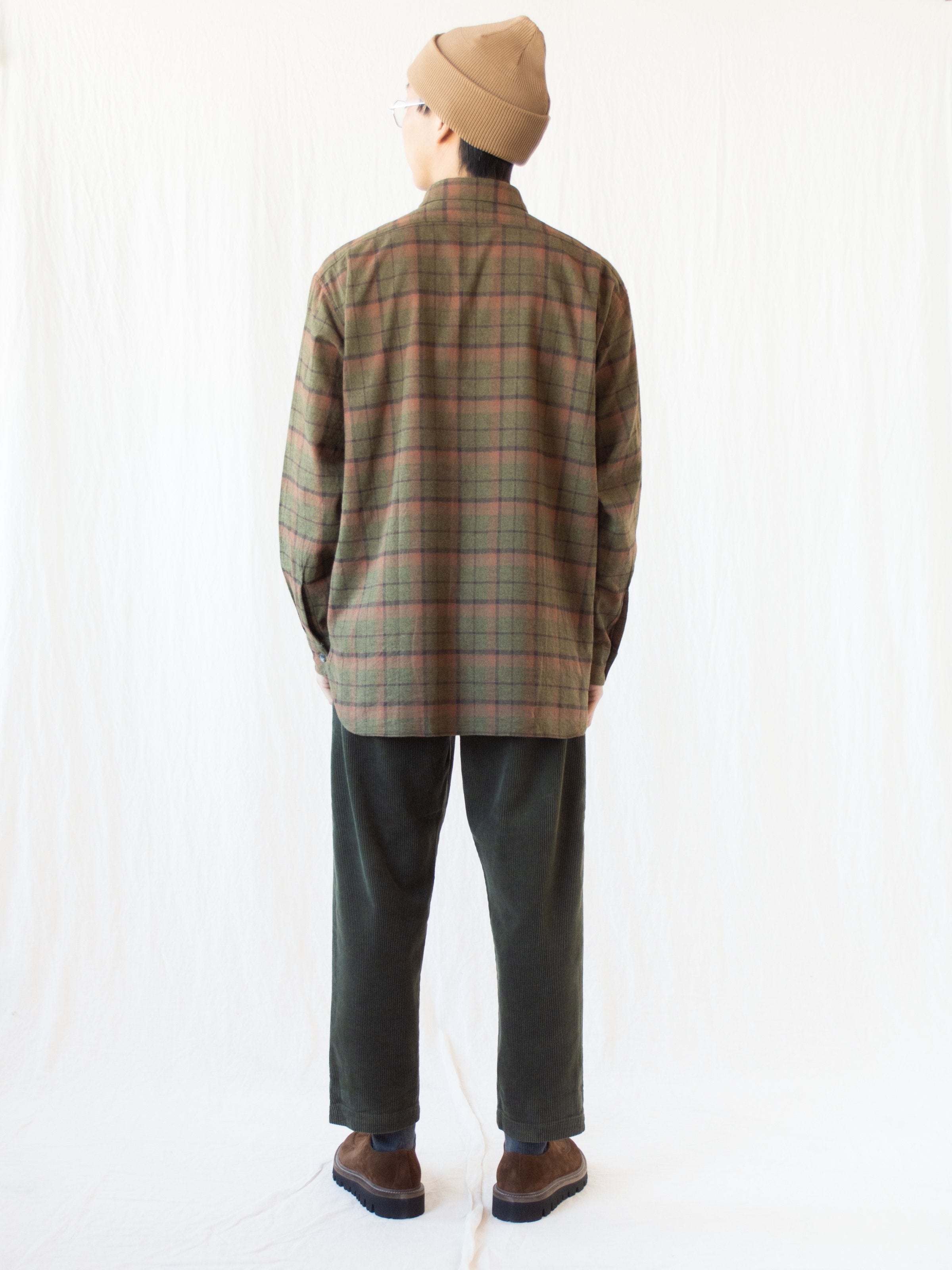 Namu Shop - Fujito Corduroy Easy Pants - Olive