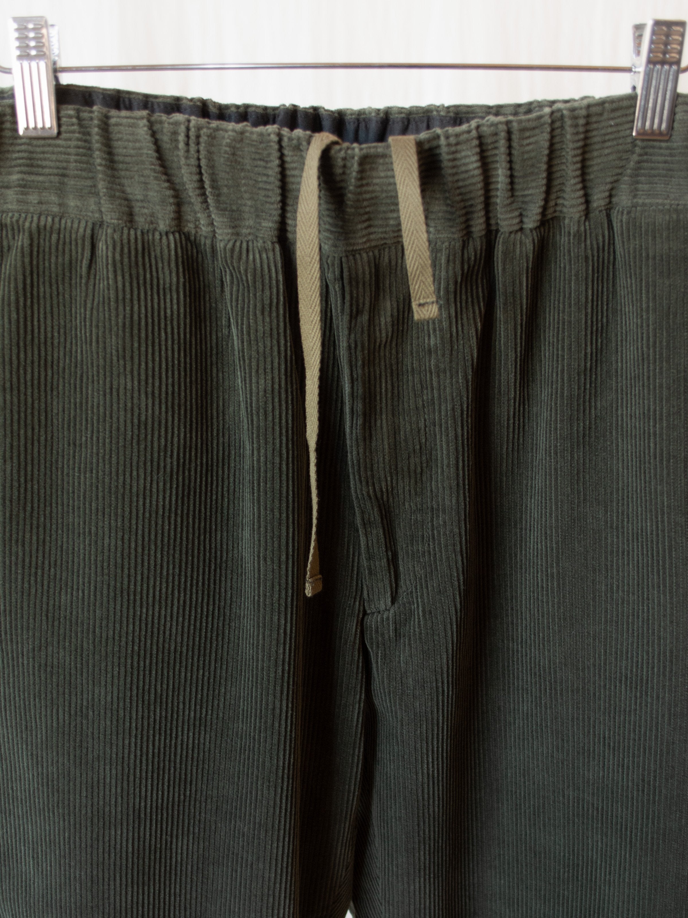 Namu Shop - Fujito Corduroy Easy Pants - Olive
