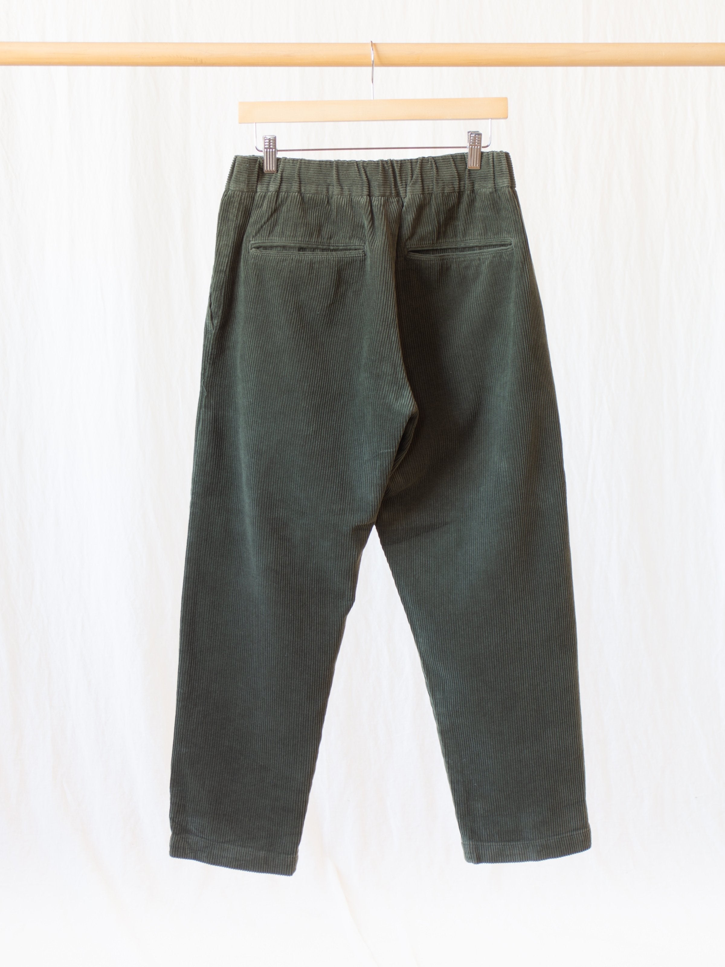 Namu Shop - Fujito Corduroy Easy Pants - Olive