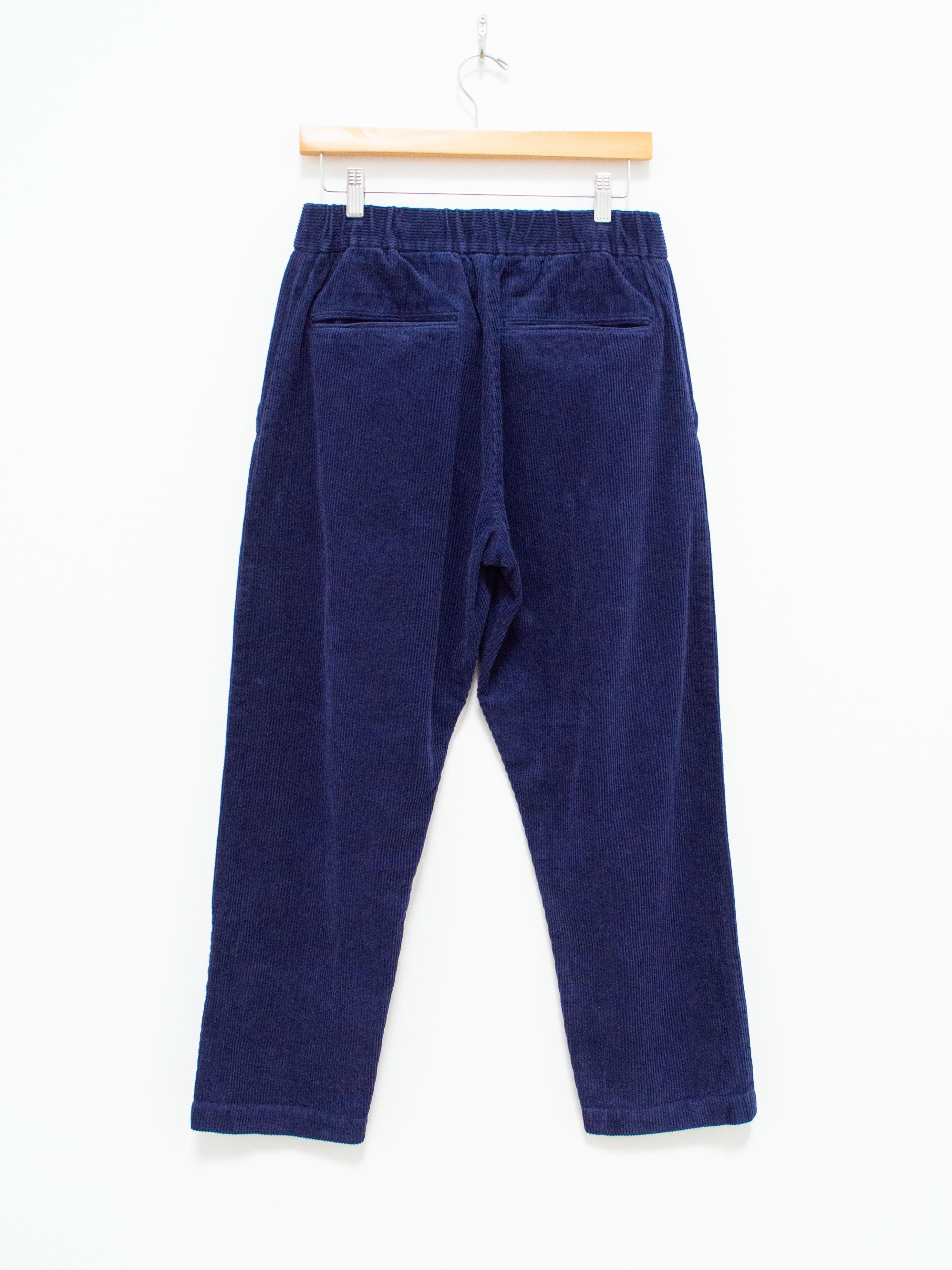 Namu Shop - Fujito Corduroy Easy Pants - Royal Navy