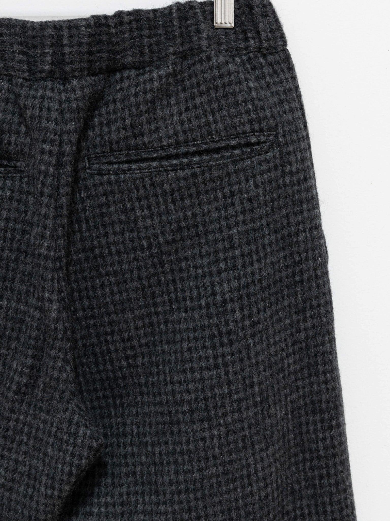 Namu Shop - Fujito Easy Pants - Black Check