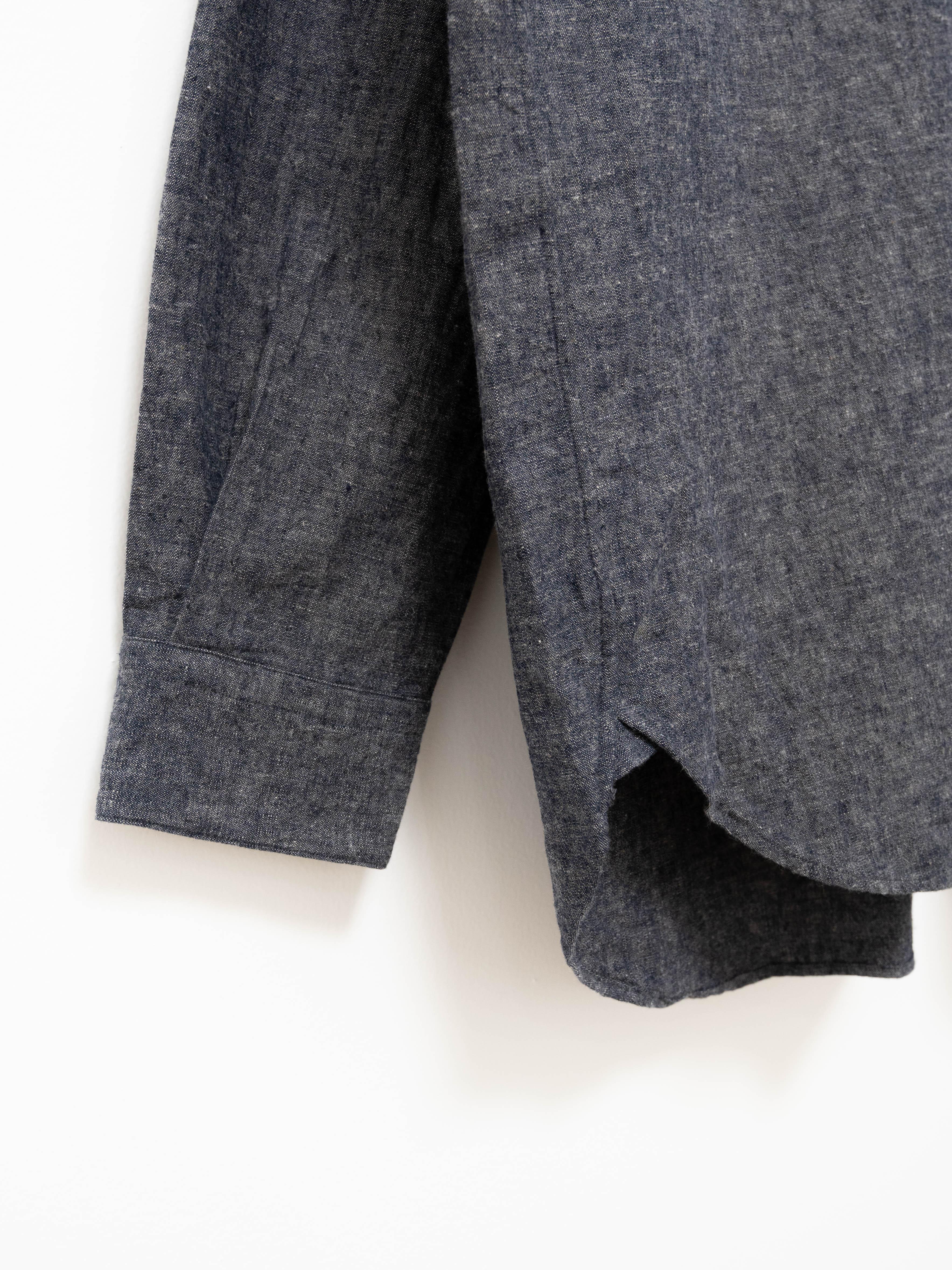 Namu Shop - Fujito Fatigue Shirt - Black Chambray