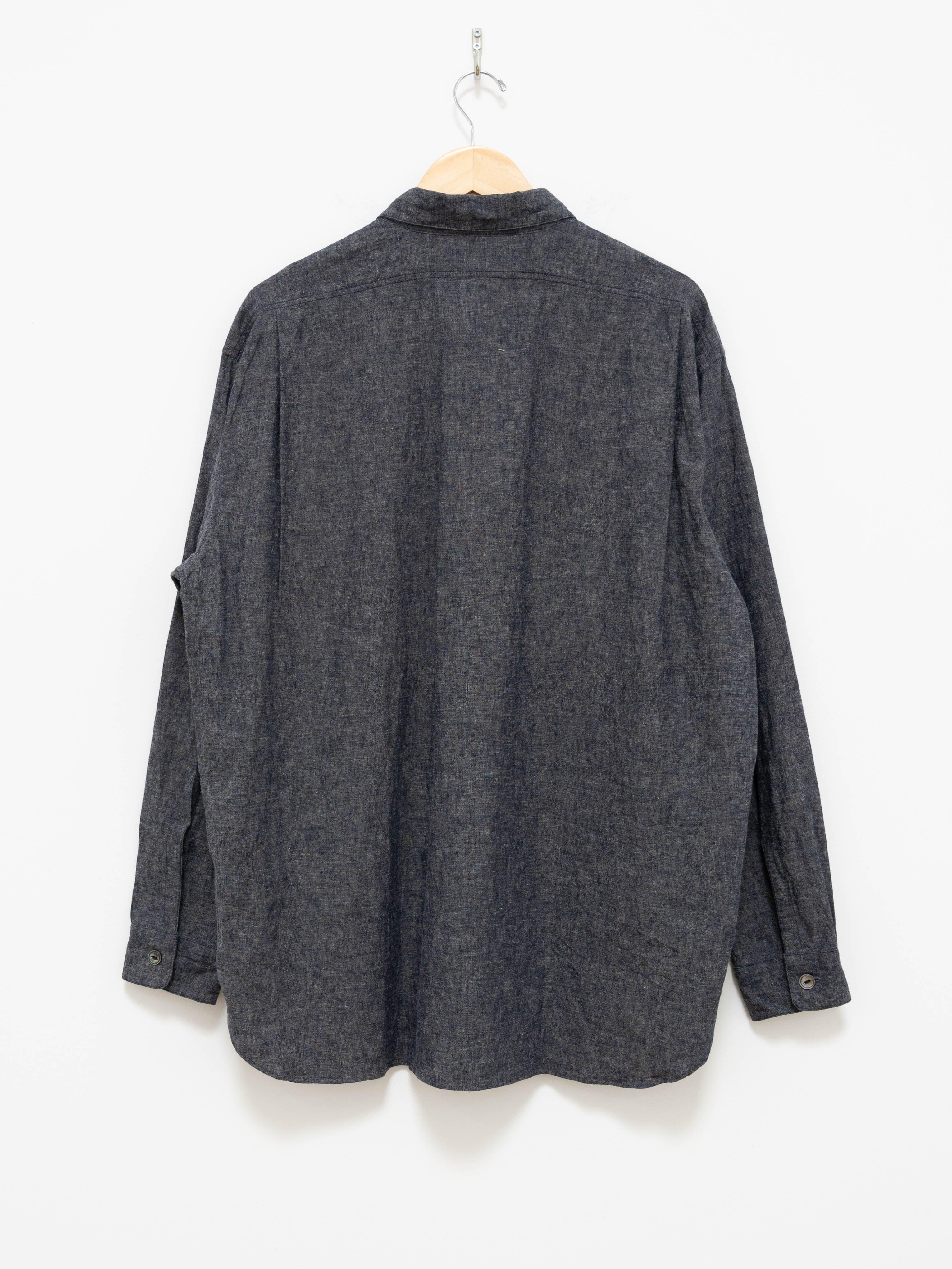 Namu Shop - Fujito Fatigue Shirt - Black Chambray