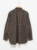 Namu Shop - Fujito Fatigue Shirt - Black x Brown Check