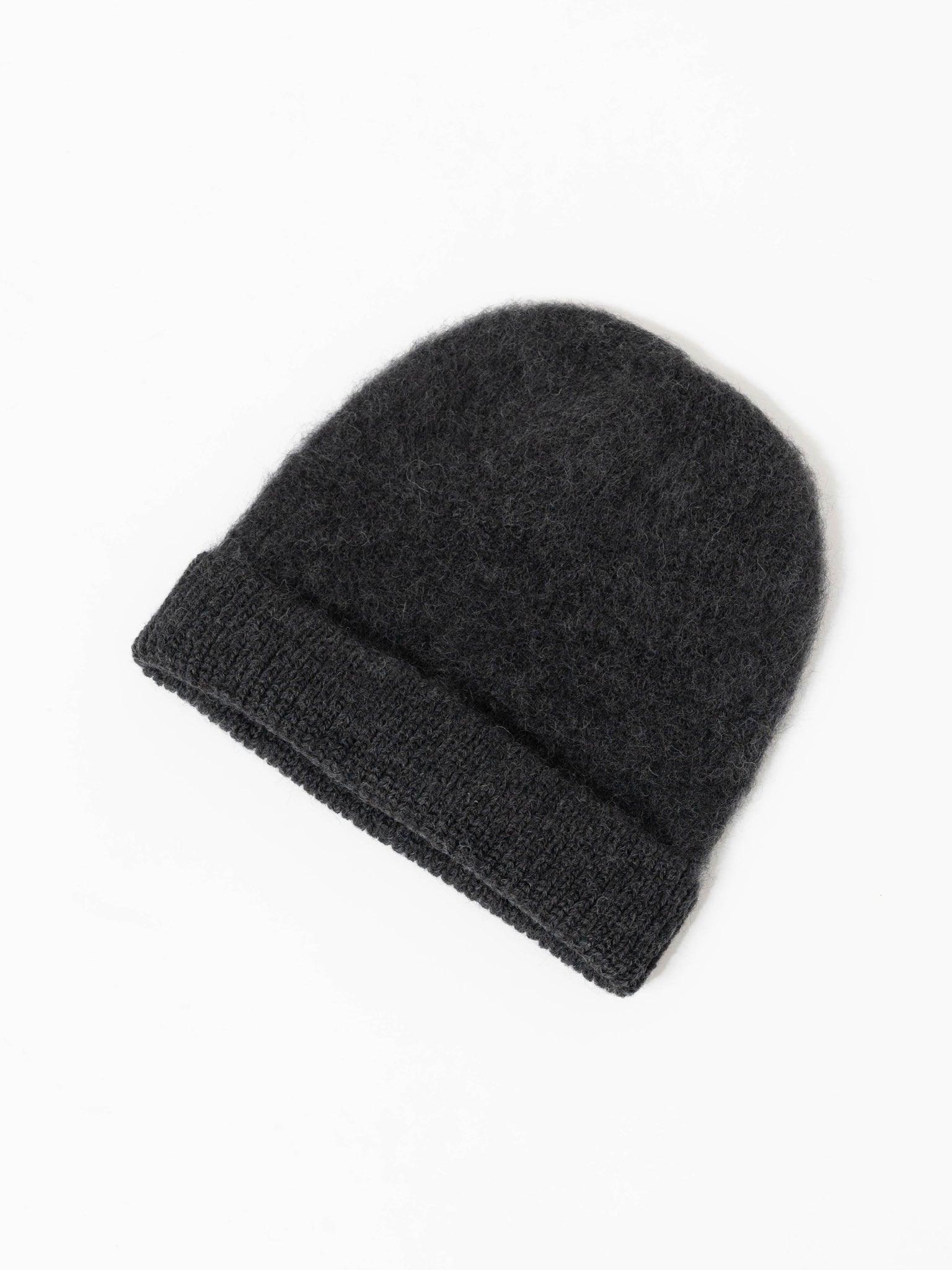 Namu Shop - Fujito Knit Cap - Charcoal, Wine Red