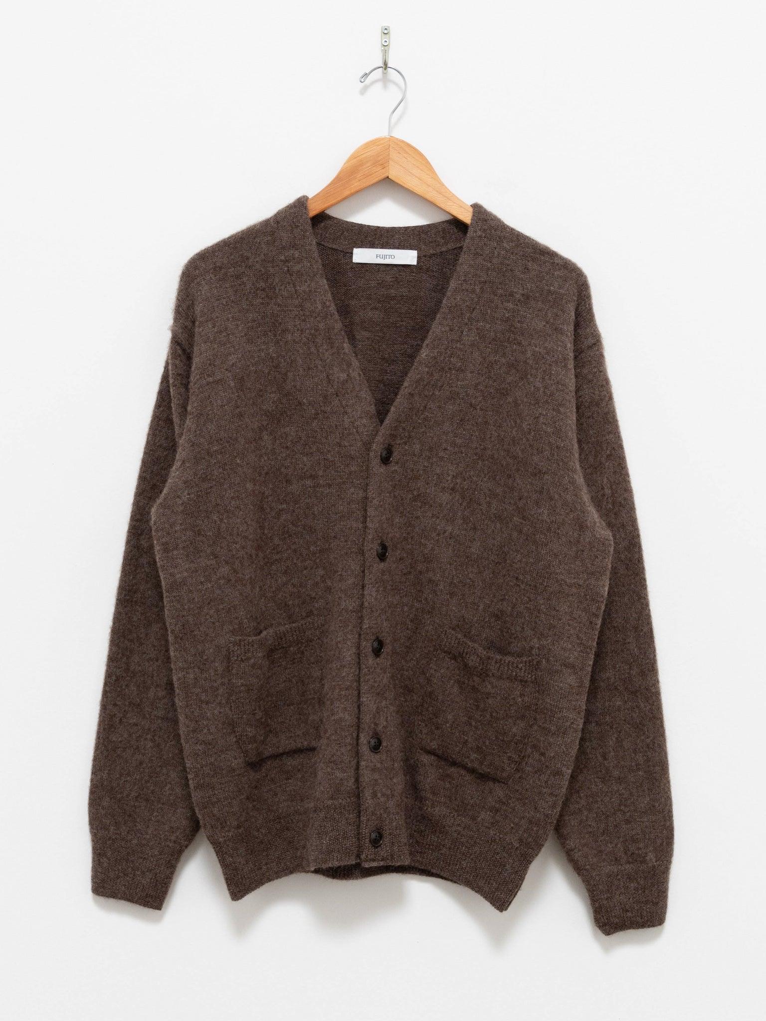 Namu Shop - Fujito Knit Cardigan - Brown