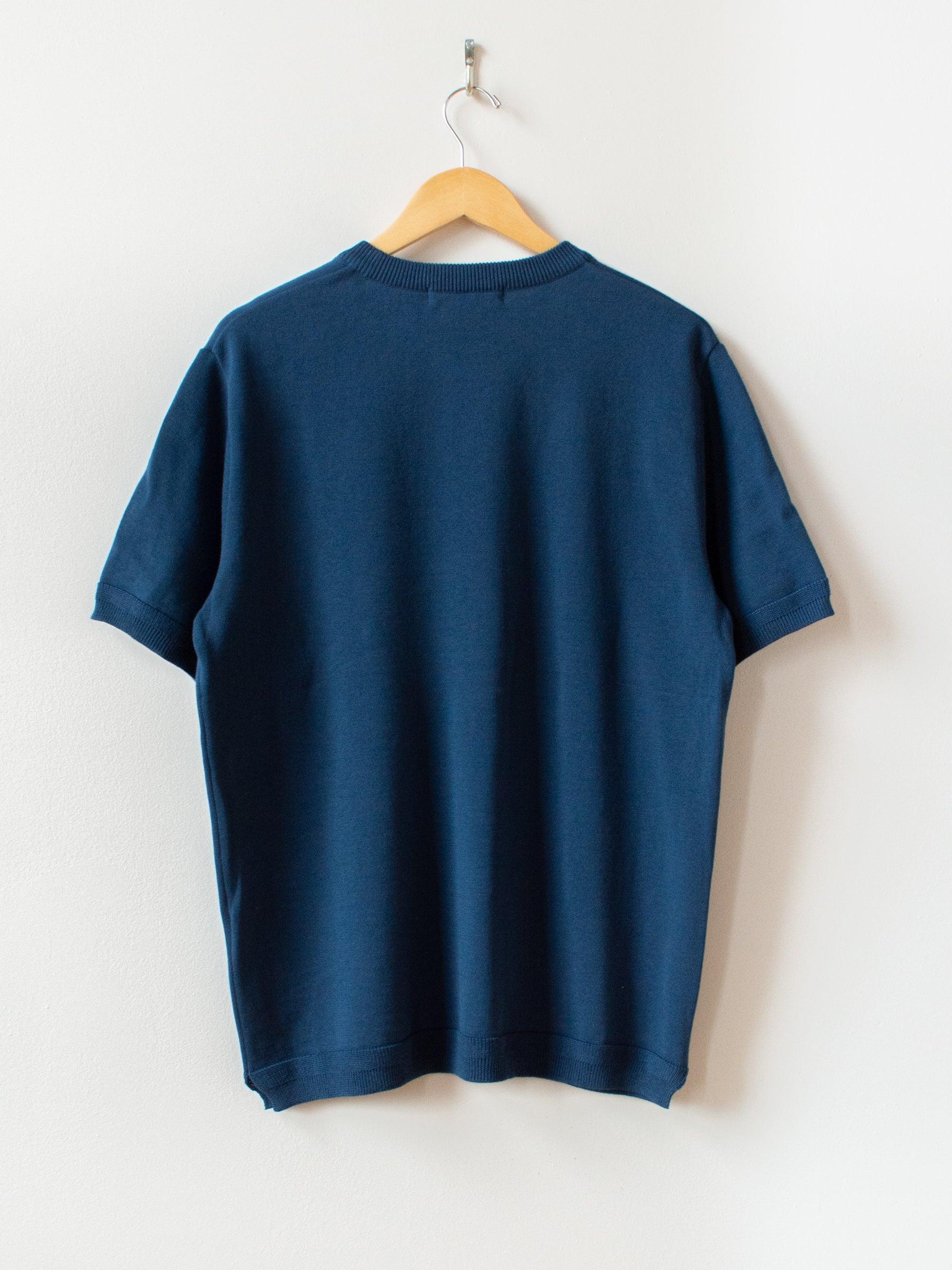 Namu Shop - Fujito Knit T-Shirt - Blue
