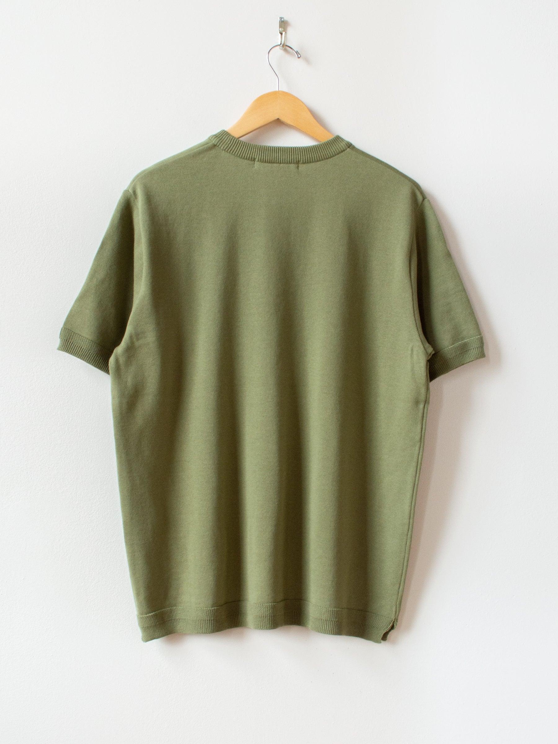 Namu Shop - Fujito Knit T-Shirt - Evergreen