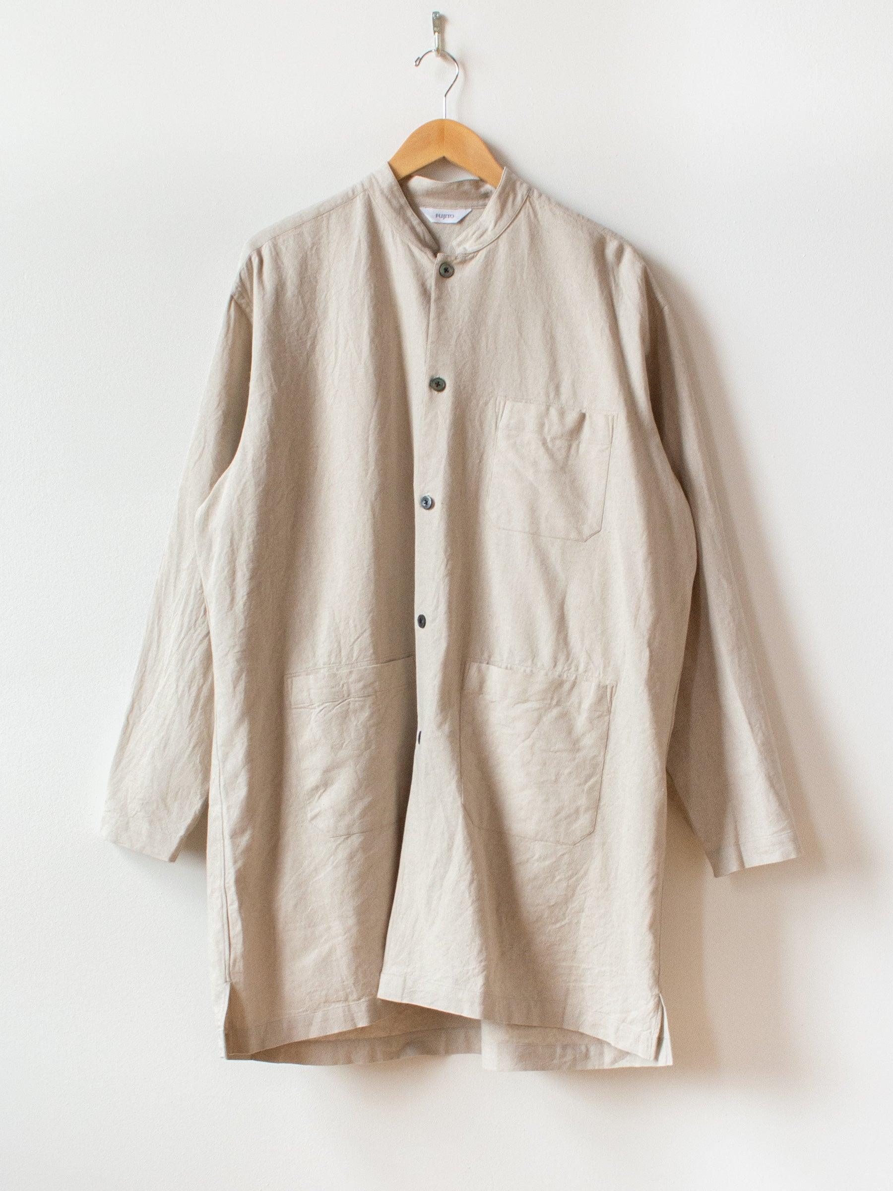 Namu Shop - Fujito Li / Co Canvas Shirt Coat - Natural