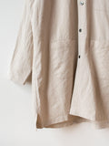 Namu Shop - Fujito Li / Co Canvas Shirt Coat - Natural