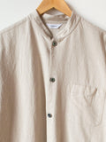 Namu Shop - Fujito Li / Co Canvas Shirt Coat - Natural