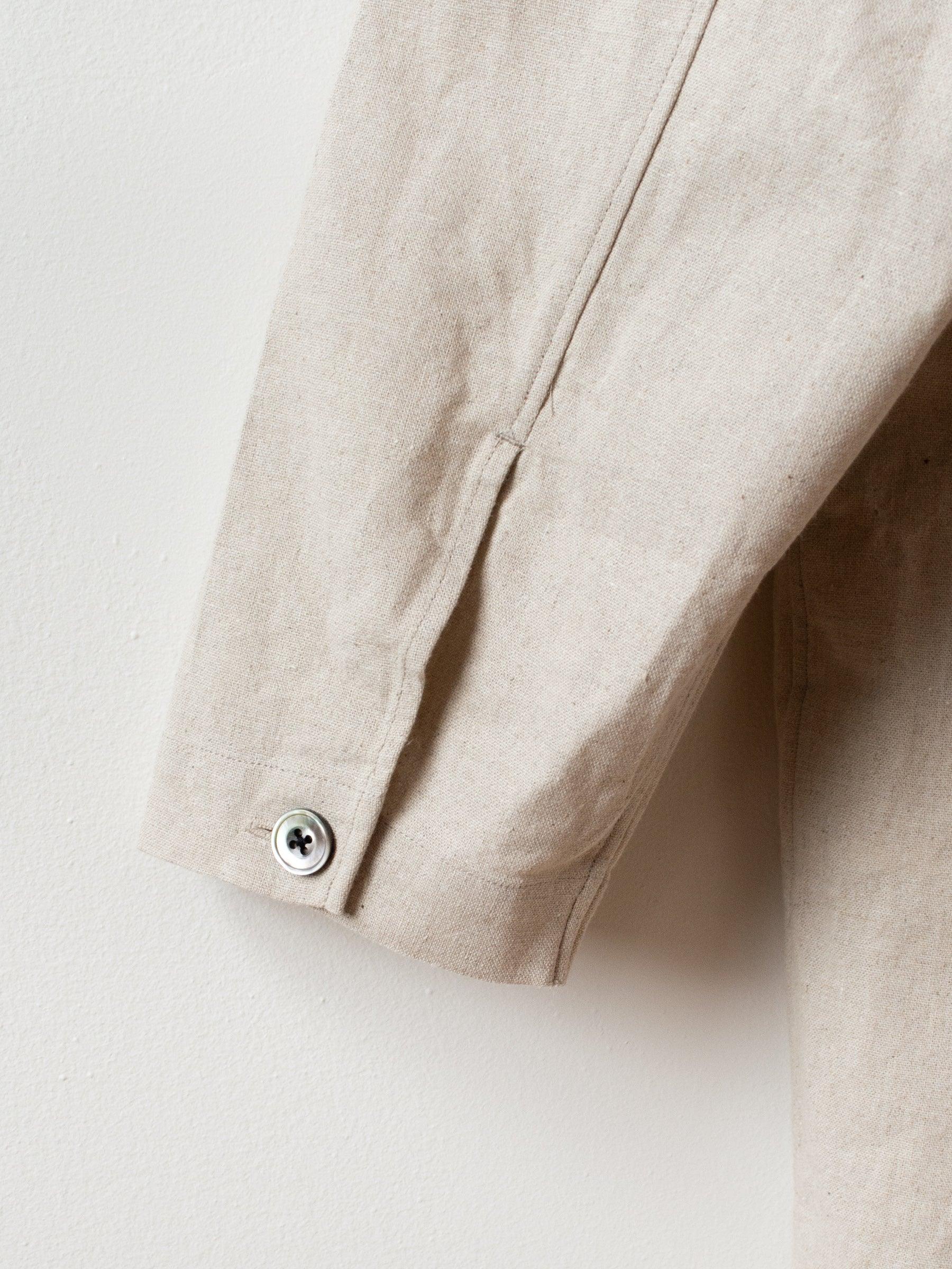 Namu Shop - Fujito Li / Co Canvas Shirt Coat - Natural