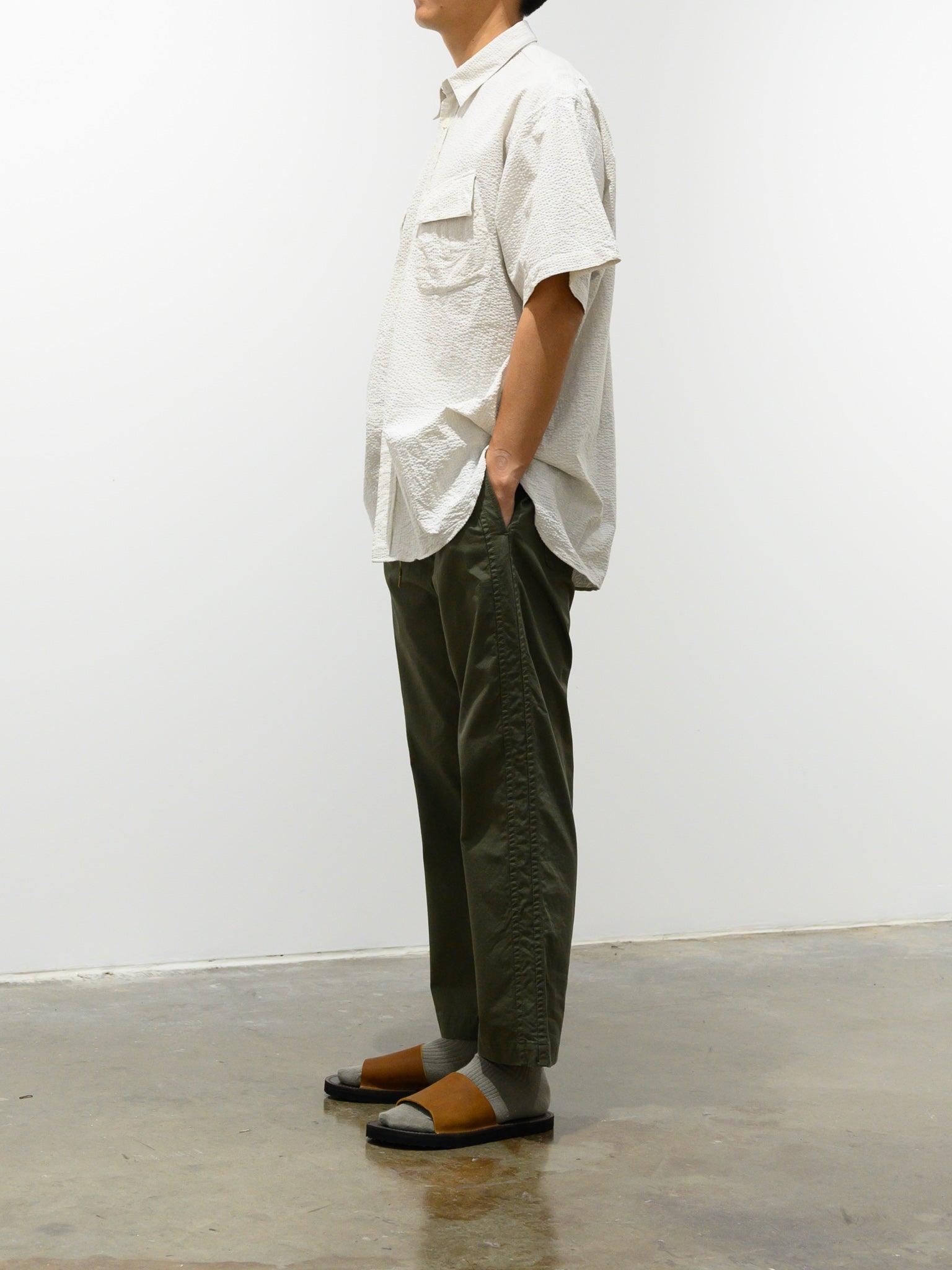 Namu Shop - Fujito Line Easy Pants - Olive Green Ripstop
