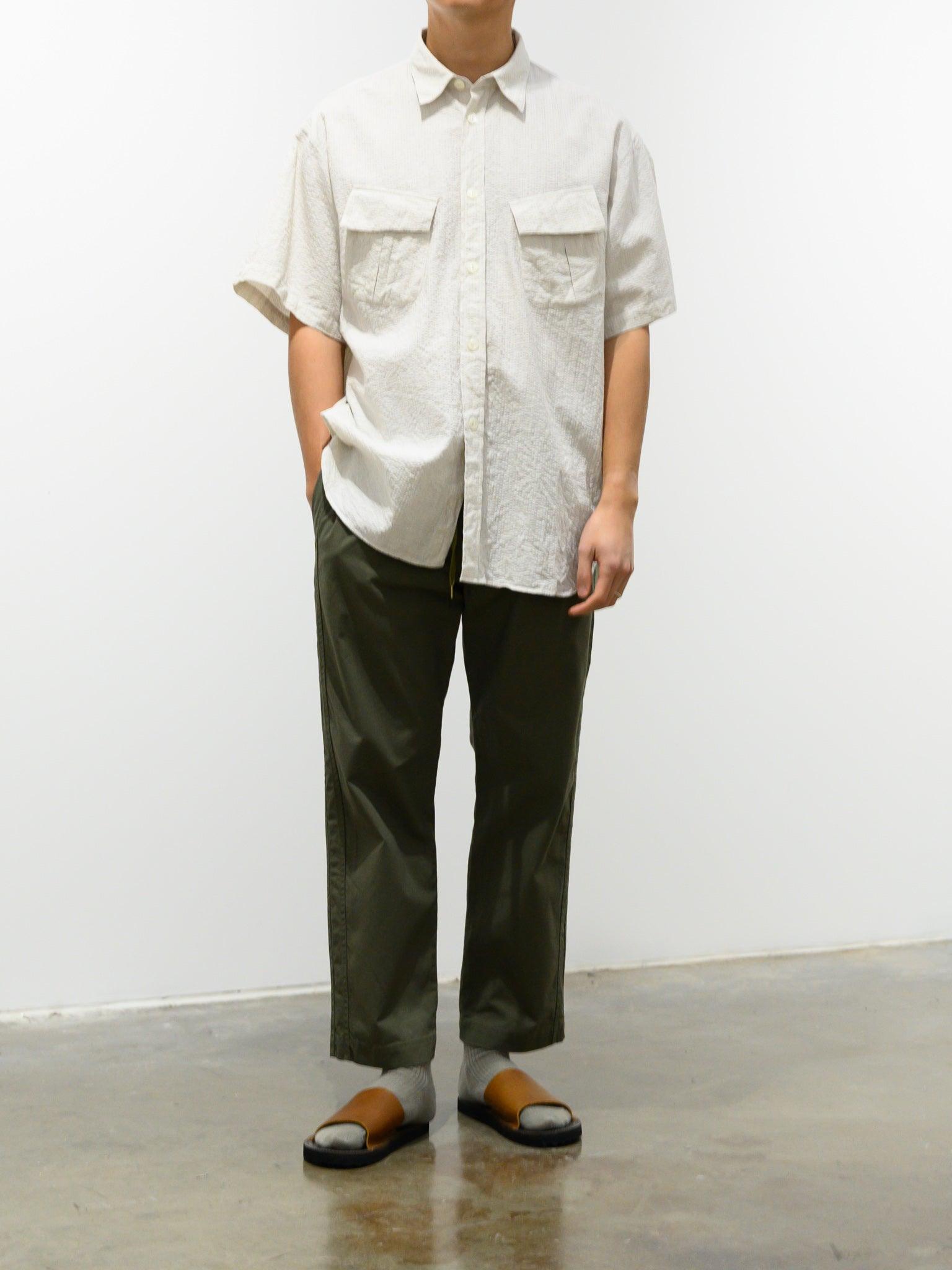 Namu Shop - Fujito Line Easy Pants - Olive Green Ripstop