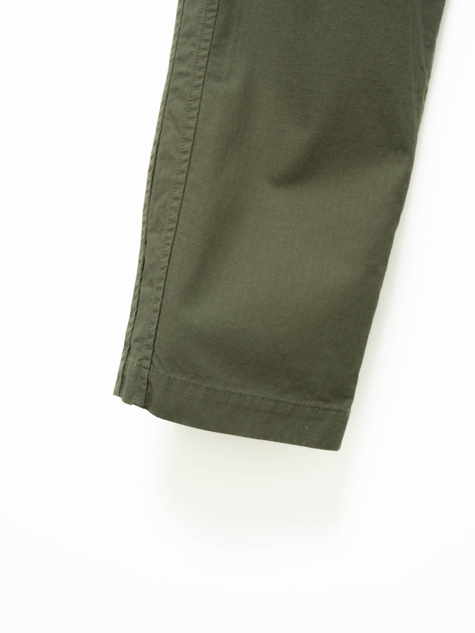 Namu Shop - Fujito Line Easy Pants - Olive Green Ripstop