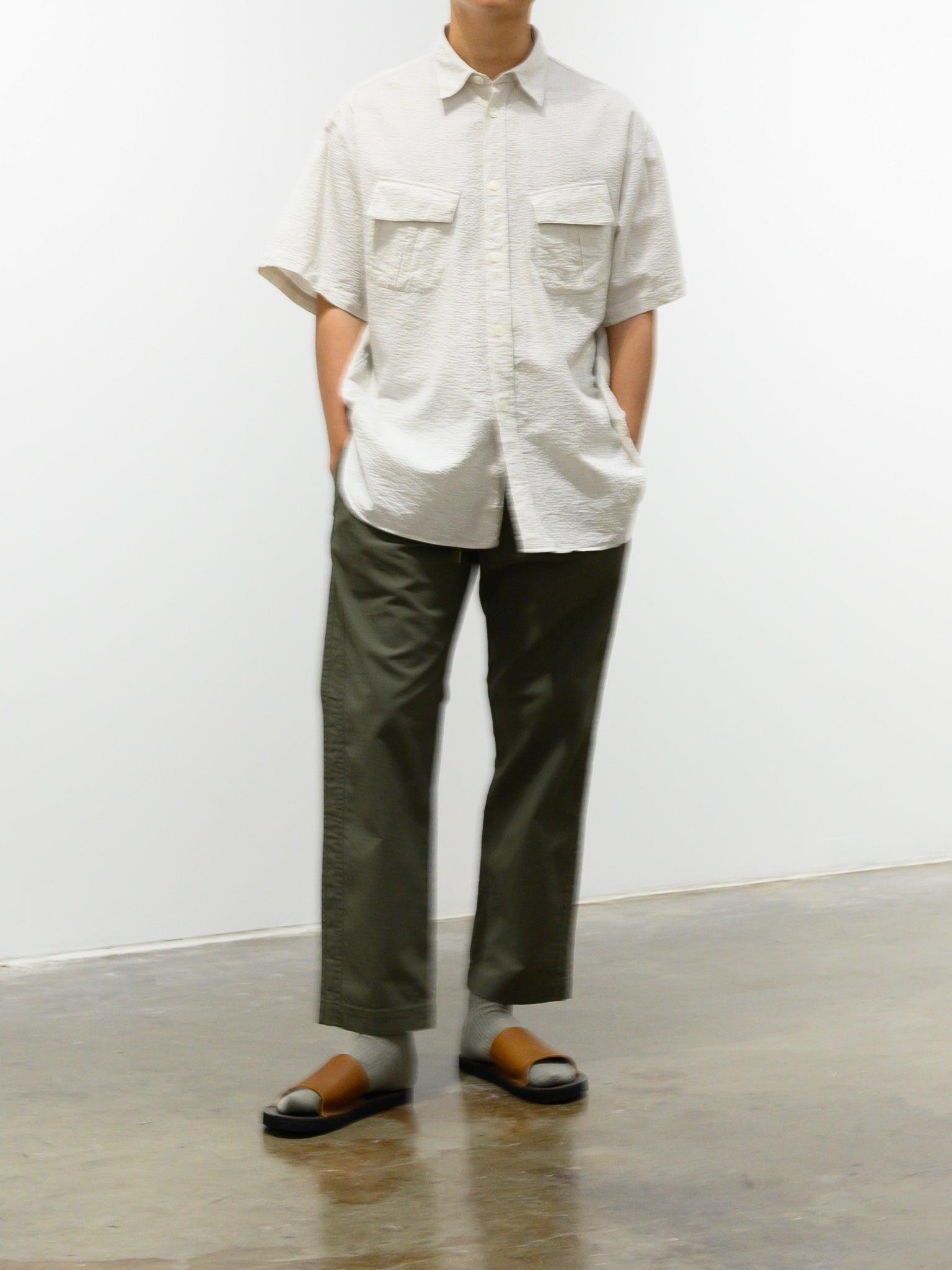 Namu Shop - Fujito Line Easy Pants - Olive Green Ripstop