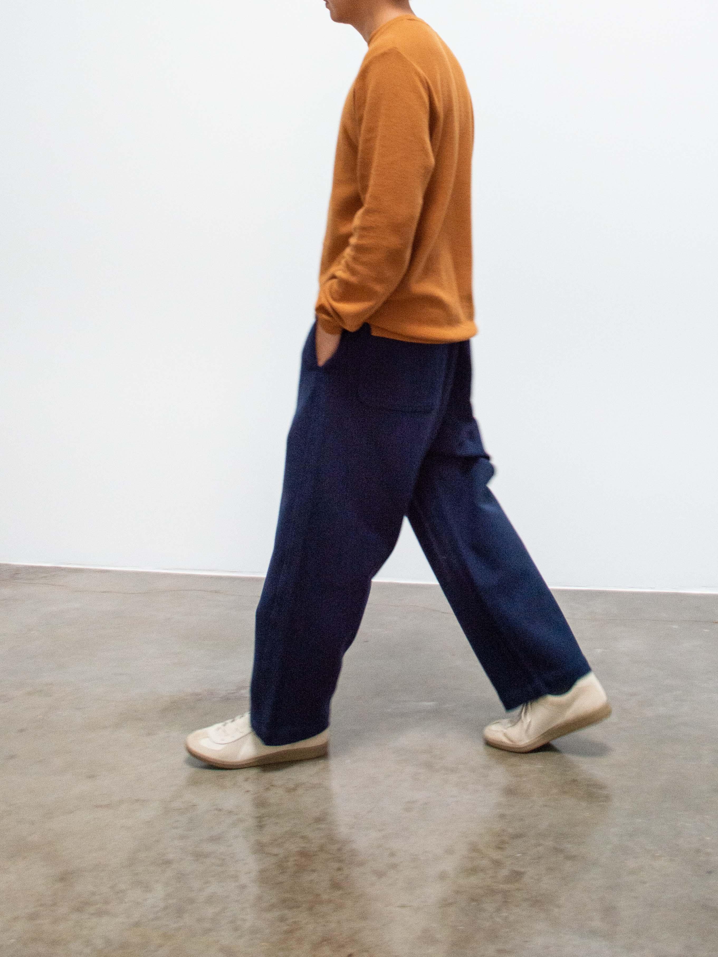 Namu Shop - Fujito L/S Knit T-Shirt - Brown Gold