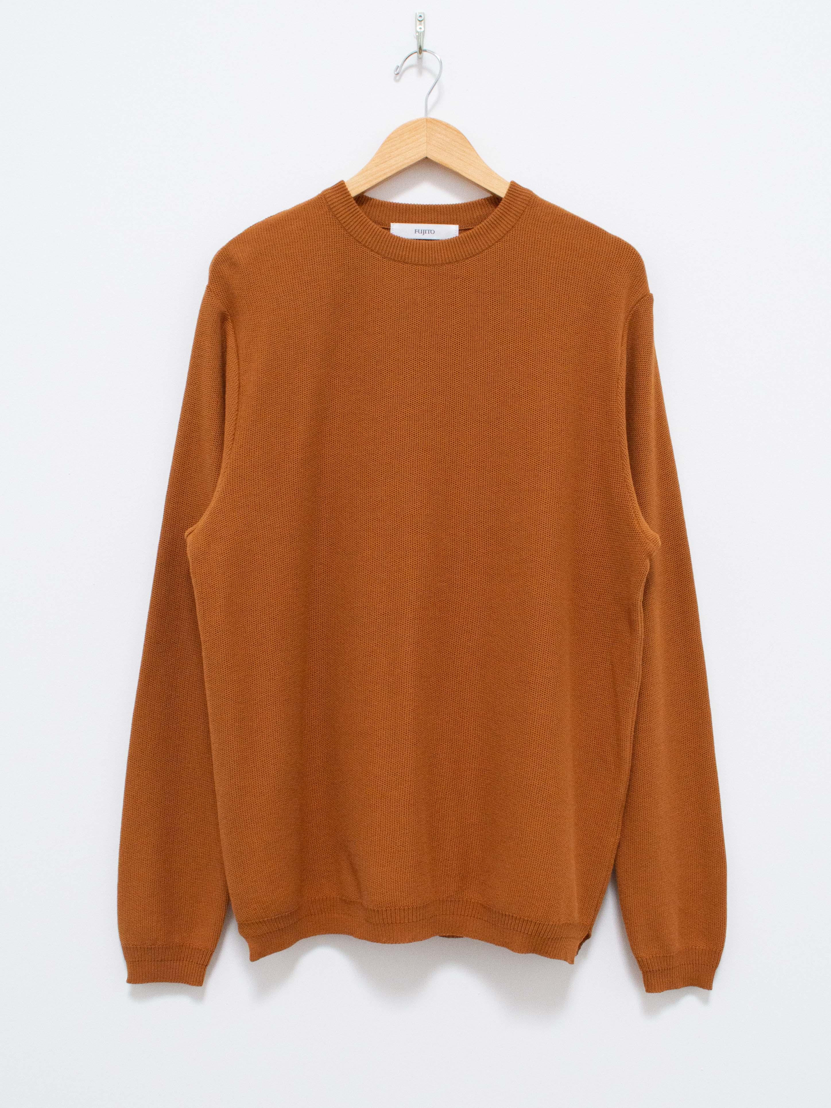 Namu Shop - Fujito L/S Knit T-Shirt - Brown Gold
