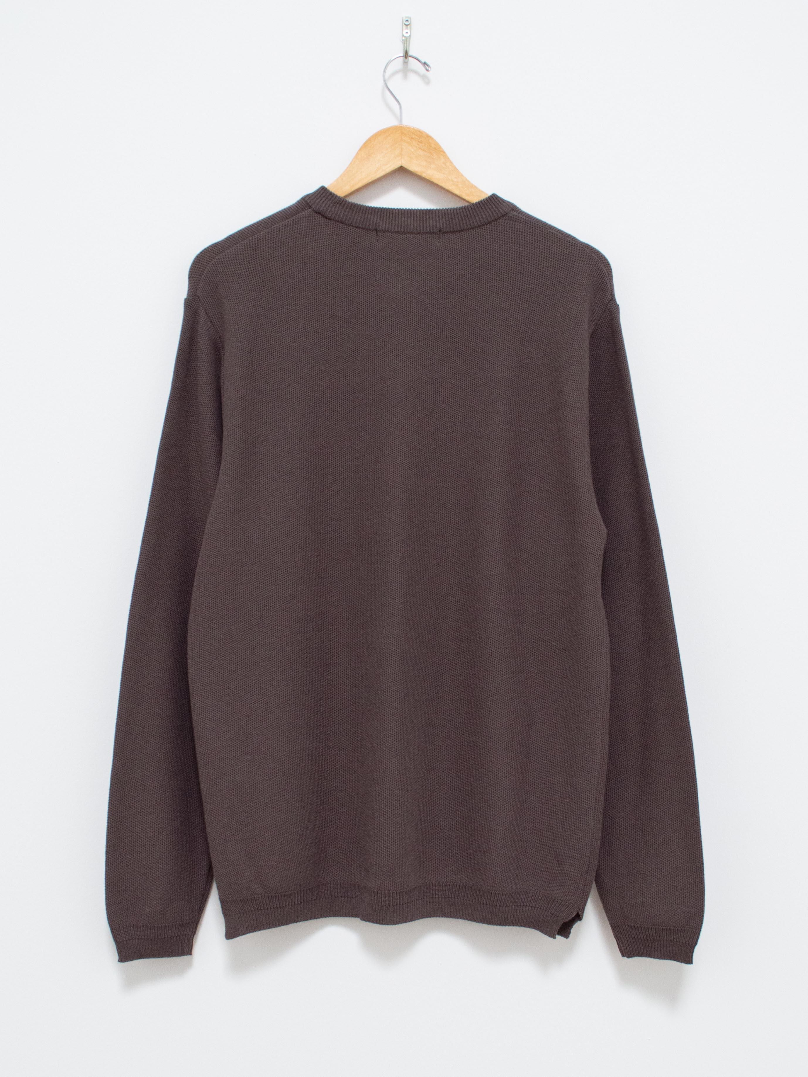 Namu Shop - Fujito L/S Knit T-Shirt - Charcoal