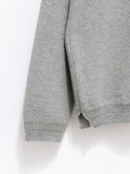 Namu Shop - Fujito L/S Knit T-Shirt - Light Gray