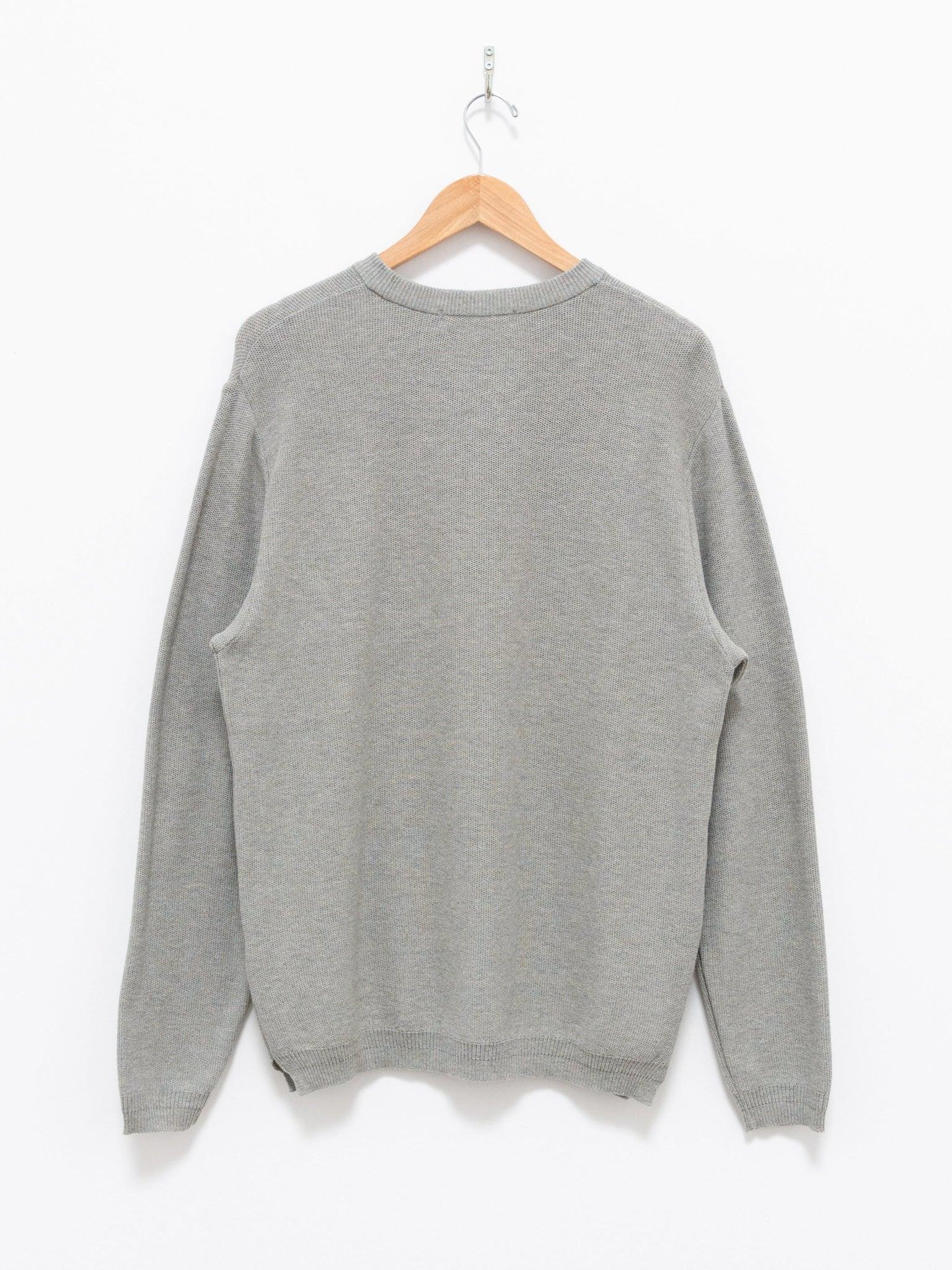 Namu Shop - Fujito L/S Knit T-Shirt - Light Gray