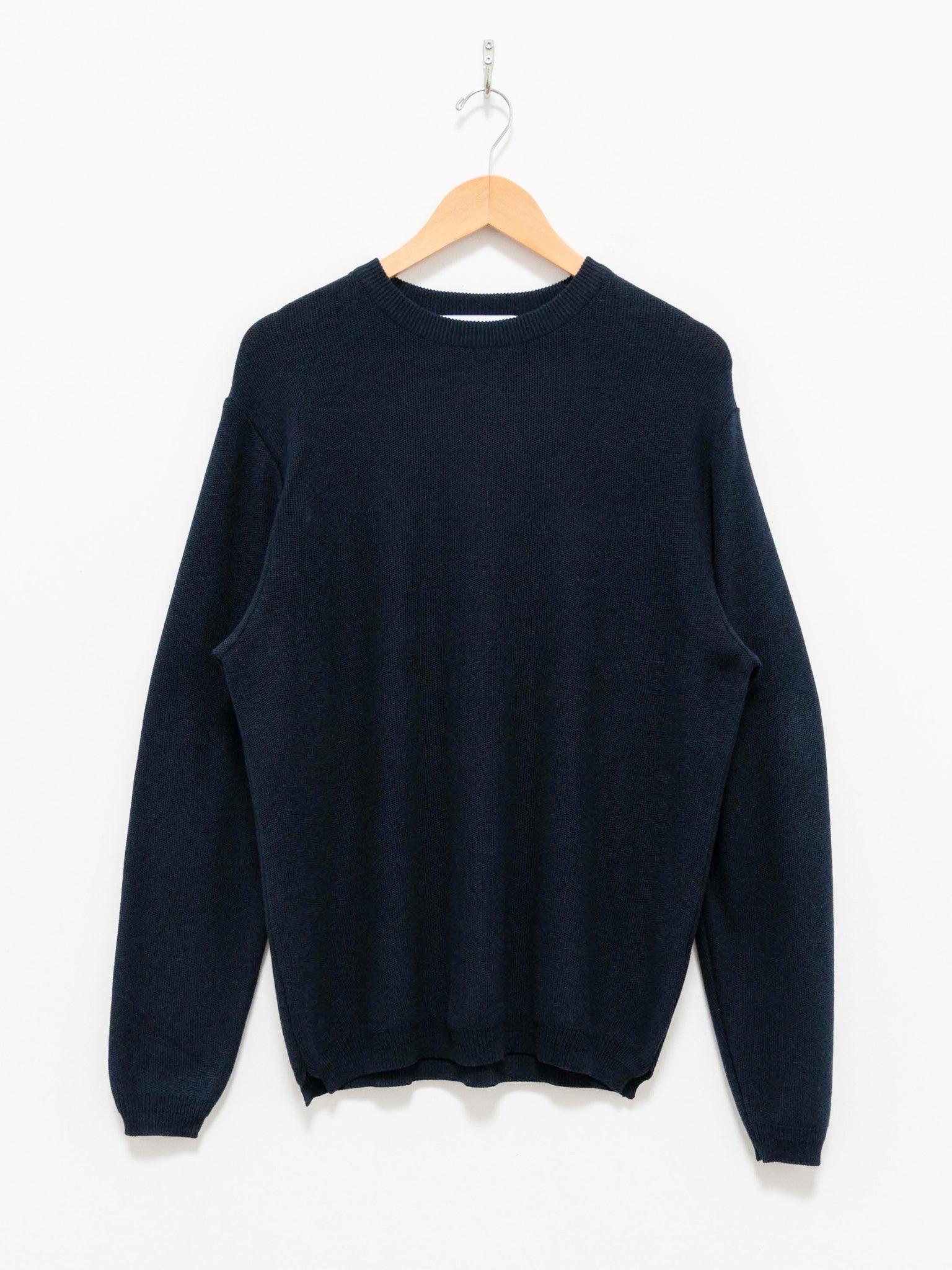 Namu Shop - Fujito L/S Knit T-Shirt - Navy